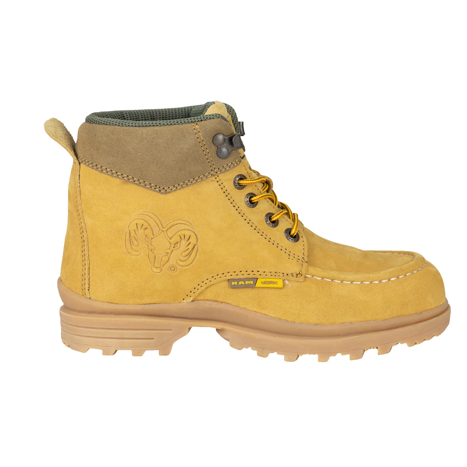 Bota Industrial Casco Acero New Ram Para Caballero 9331 Haba