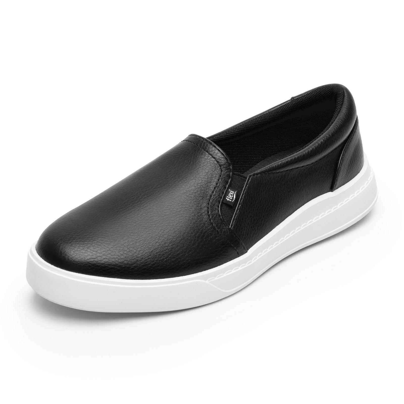 Tenis Slip On Para Dama Flexi Bardi 129203 Negro