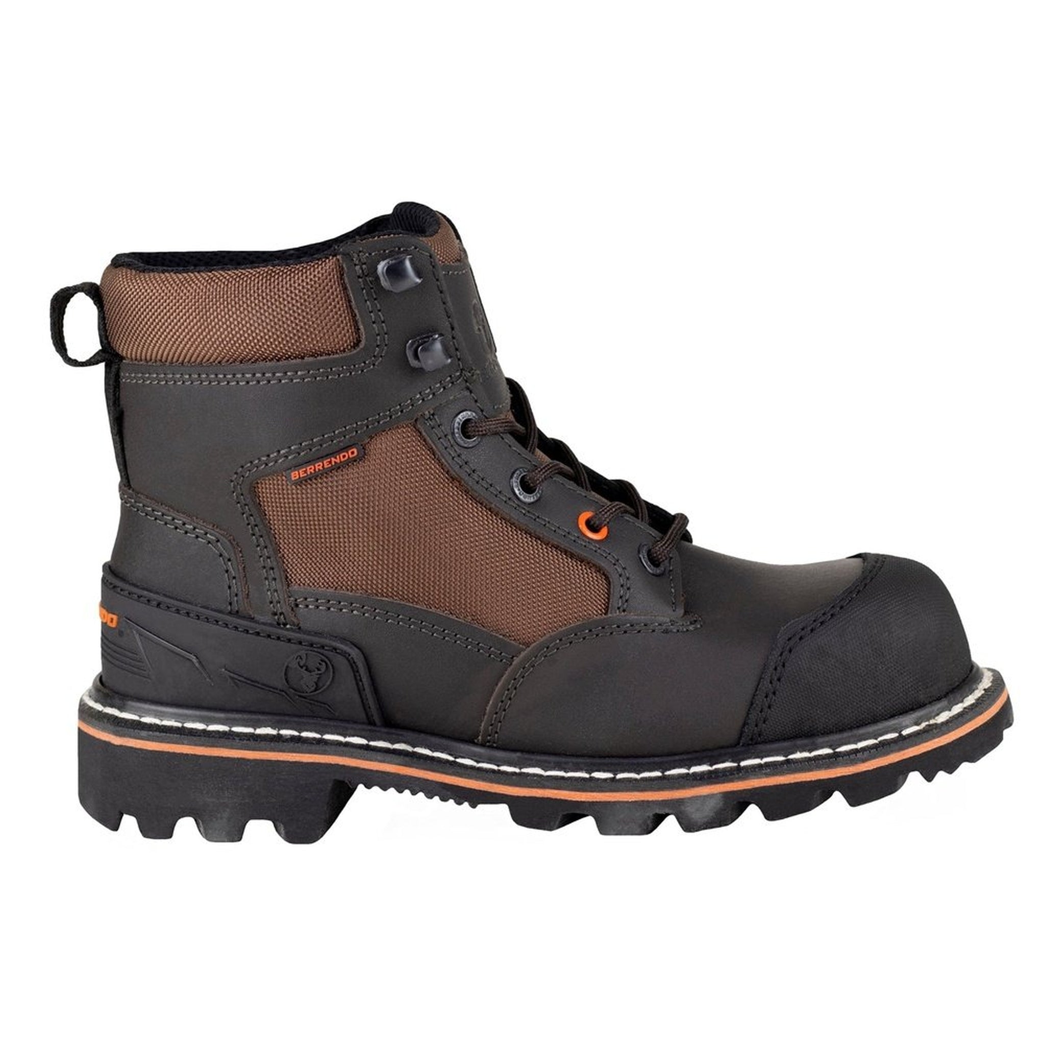 Bota Dieléctrica Industrial Casco Berrendo 180 Café Hombre