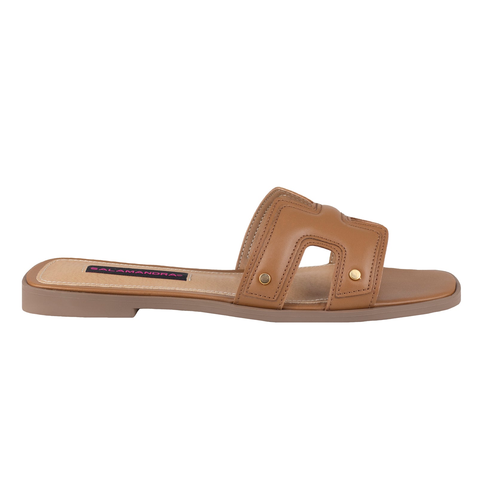 Sandalia Clásica Para Dama Salamandra 200-3956-H Camel