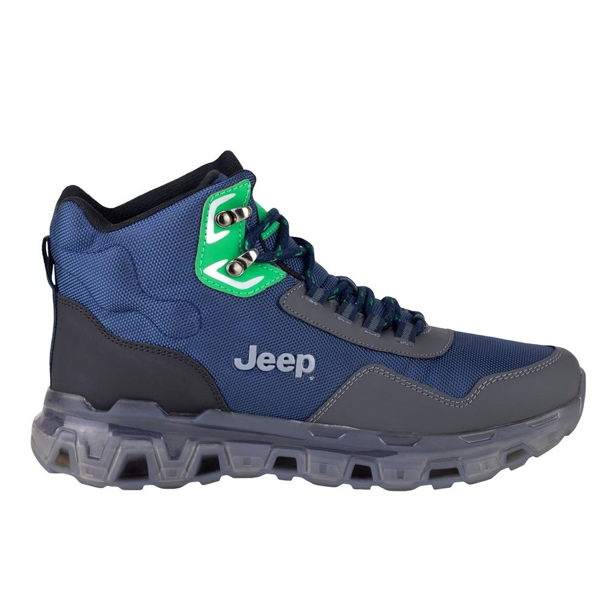 Bota Para Caballero Jeep 50000-70 Marino Gris Original