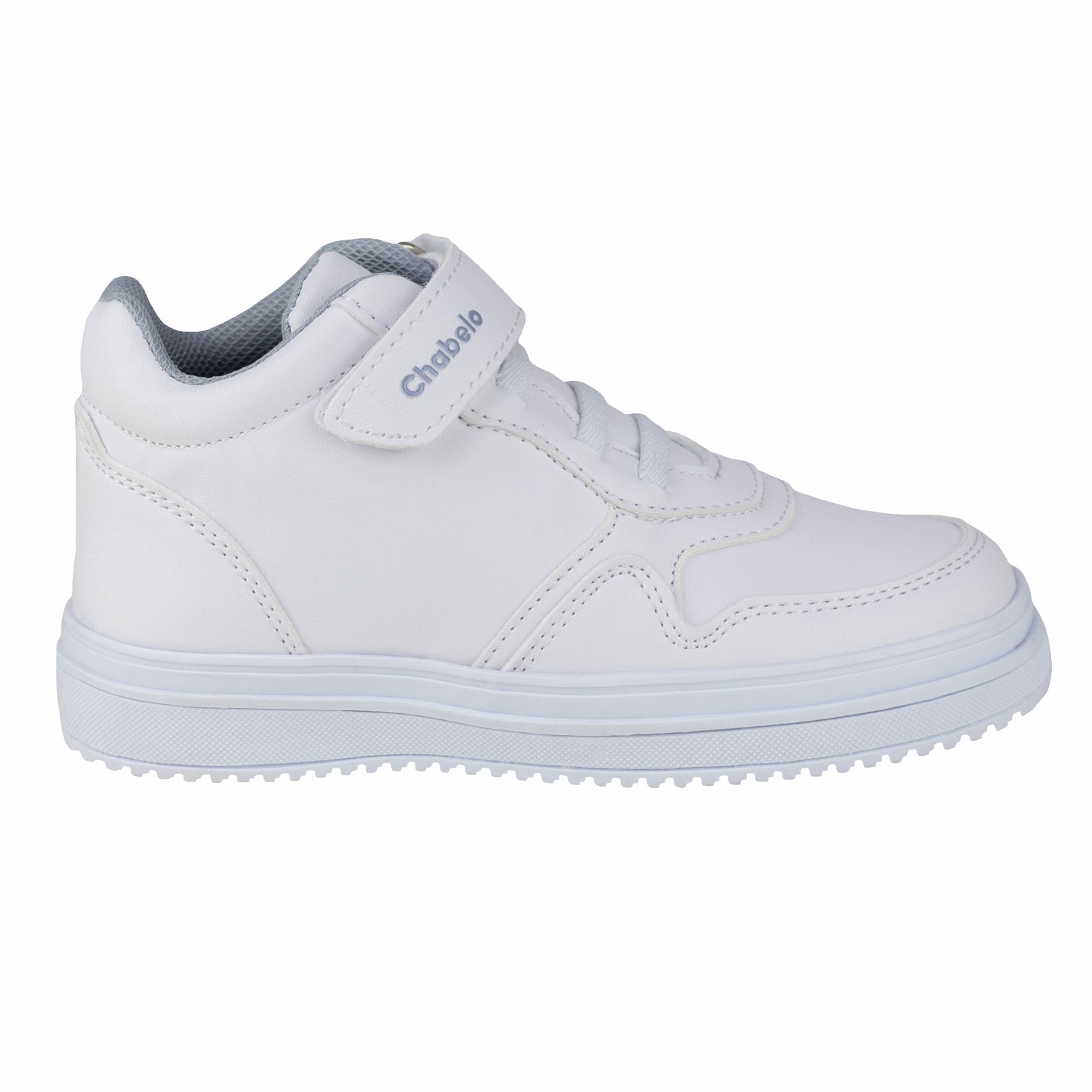 Tenis de Bota Escolar Para Niño Chabelo C834-A Blanco 15-17.5