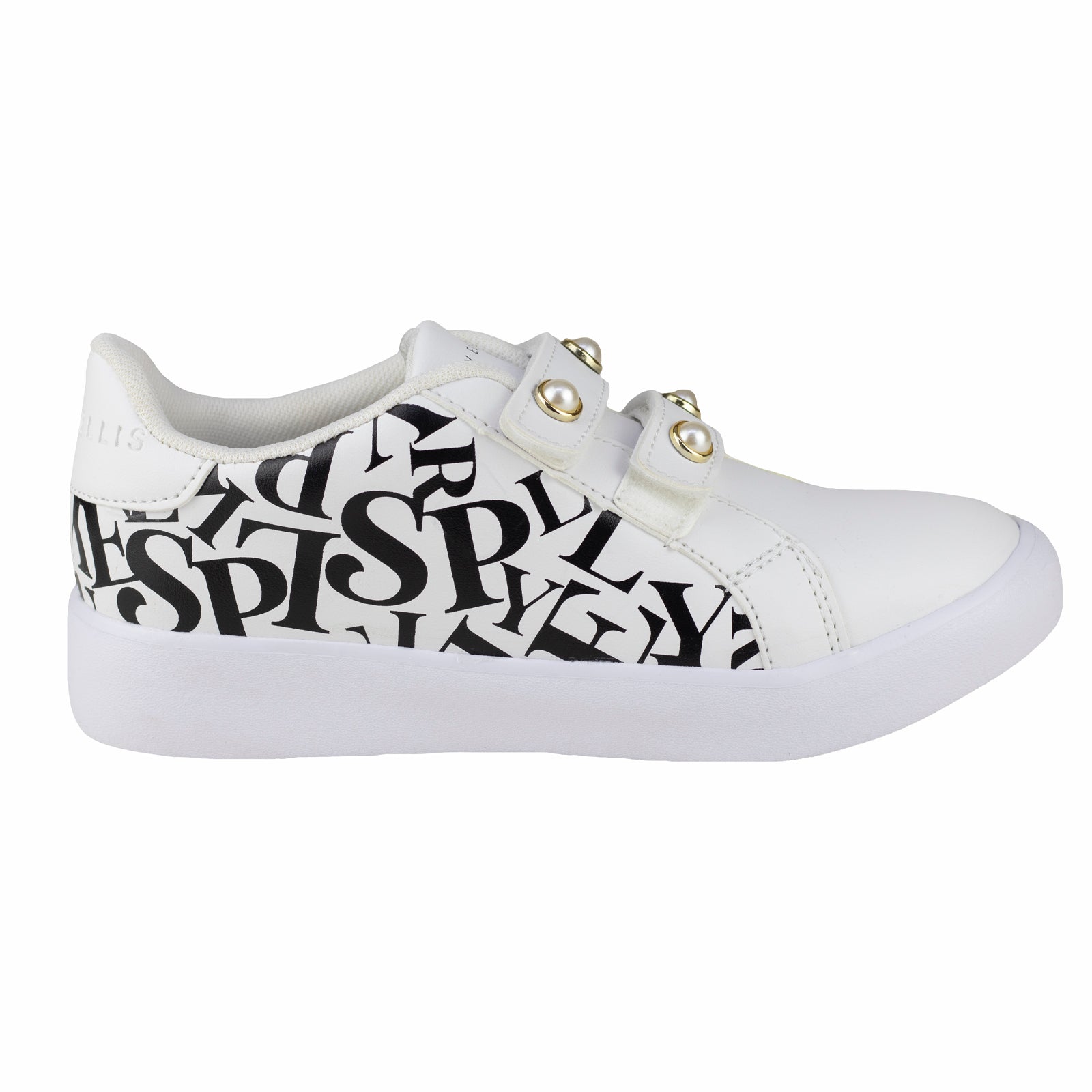 Tenis Con Velcro Para Dama Perry Ellis 2004 Blanco