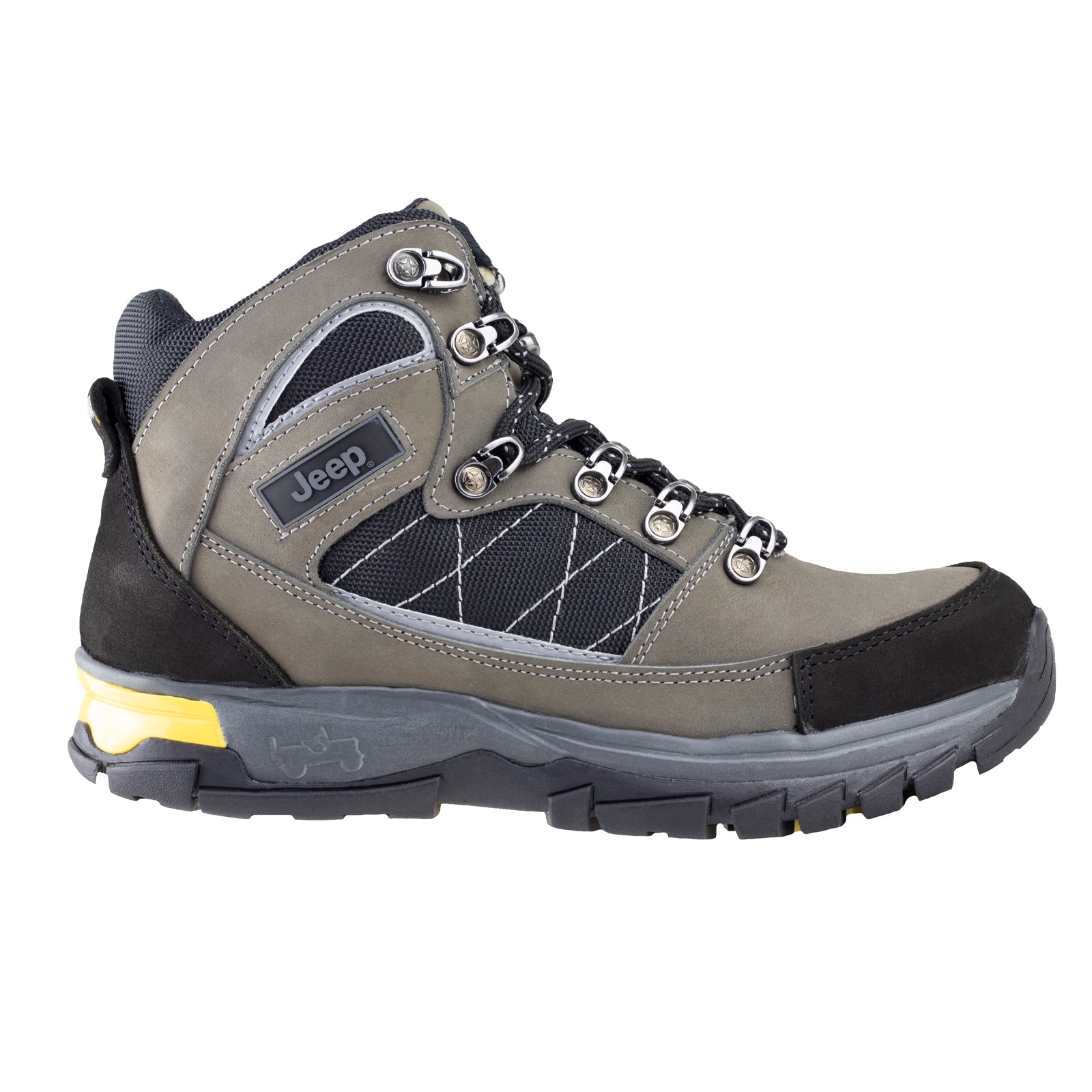 Bota Camping Caballero Jeep Cherokee 4506 Nobuck Gris