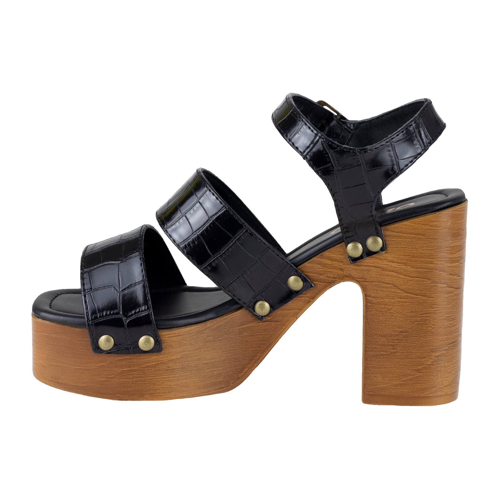 Sandalia de Tacón Dama Capa de Ozono 637904 Negro