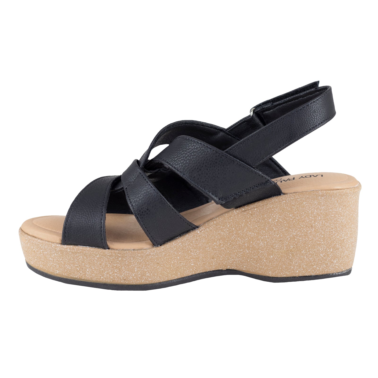 Sandalia De Plataforma Para Dama Lady Paulina 38301 Negro