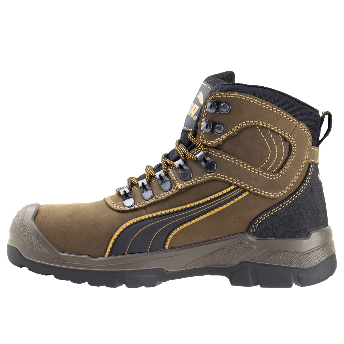 Bota Industrial Dieléctrica Tipo II + III PP+D Caballero Puma Sierra Nevada Mid 63.022.4 Brown