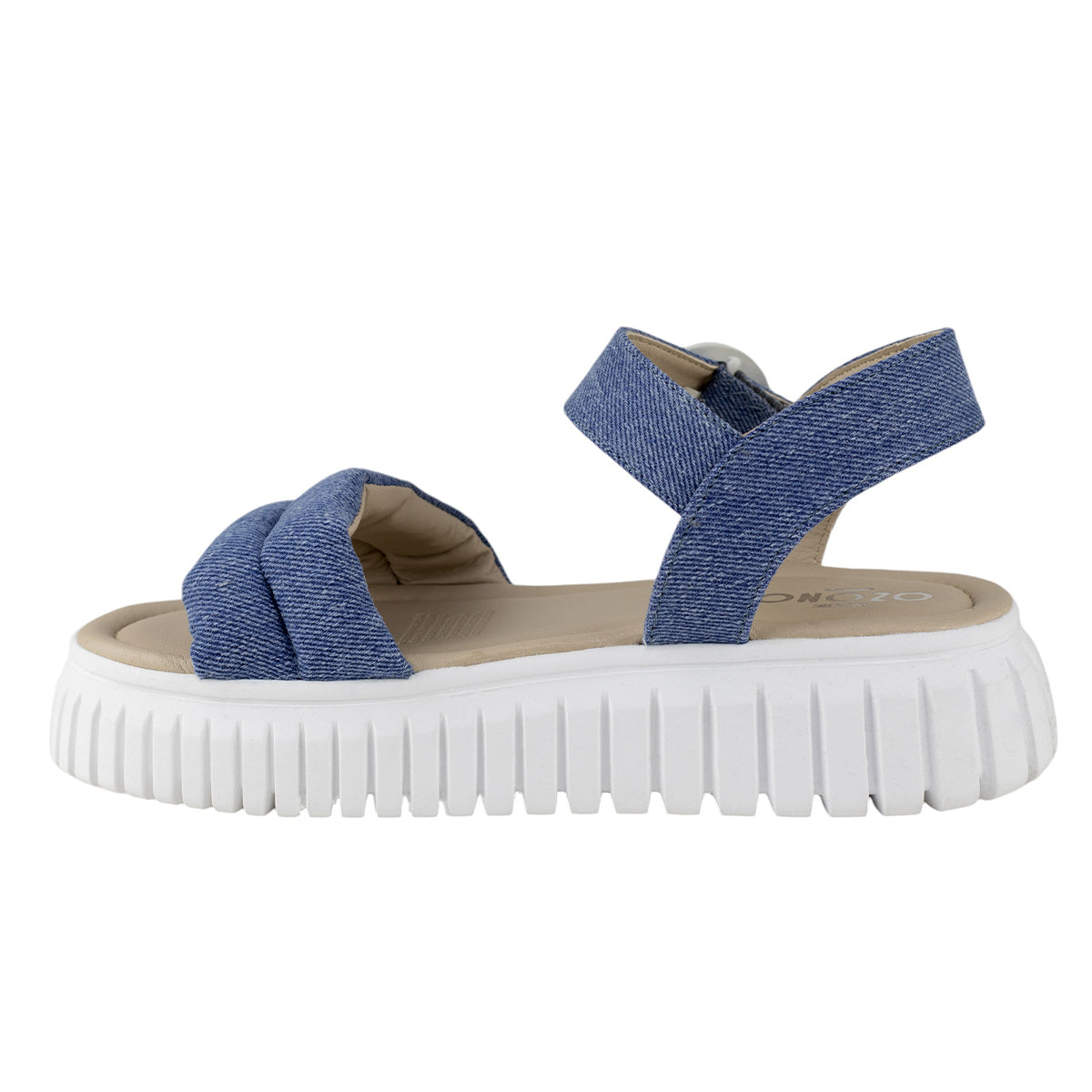 Sandalia Casual Dama Capa de Ozono 634601 Cielo