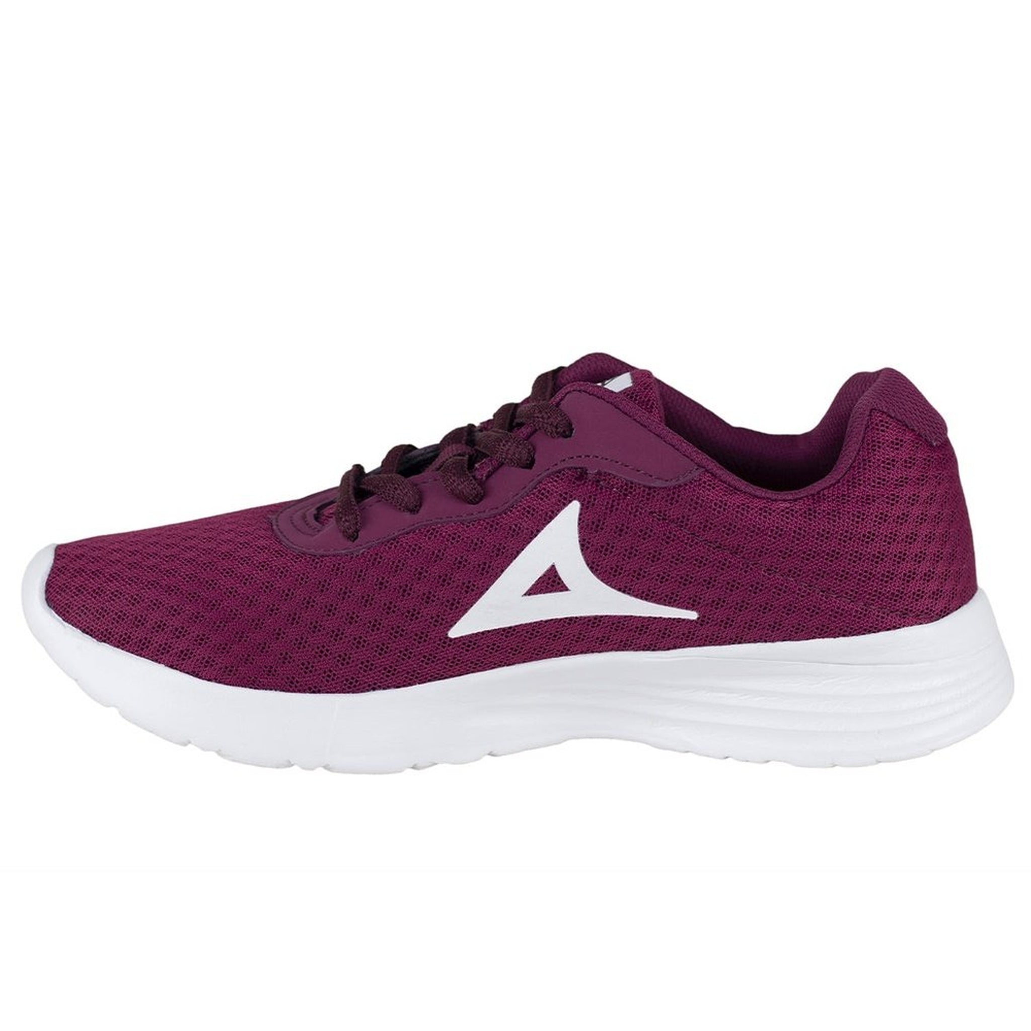 Tenis Running Mujer Pirma Fit Step 8500 Guinda Para Trotar