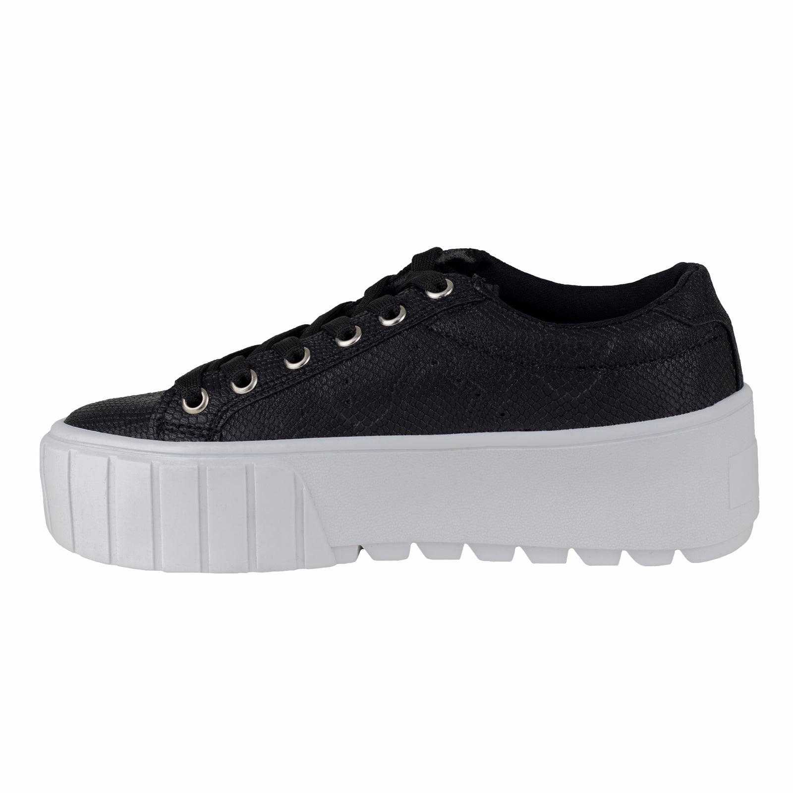 Tenis Urbano Plataforma Dama Capa De Ozono 634801 Negro