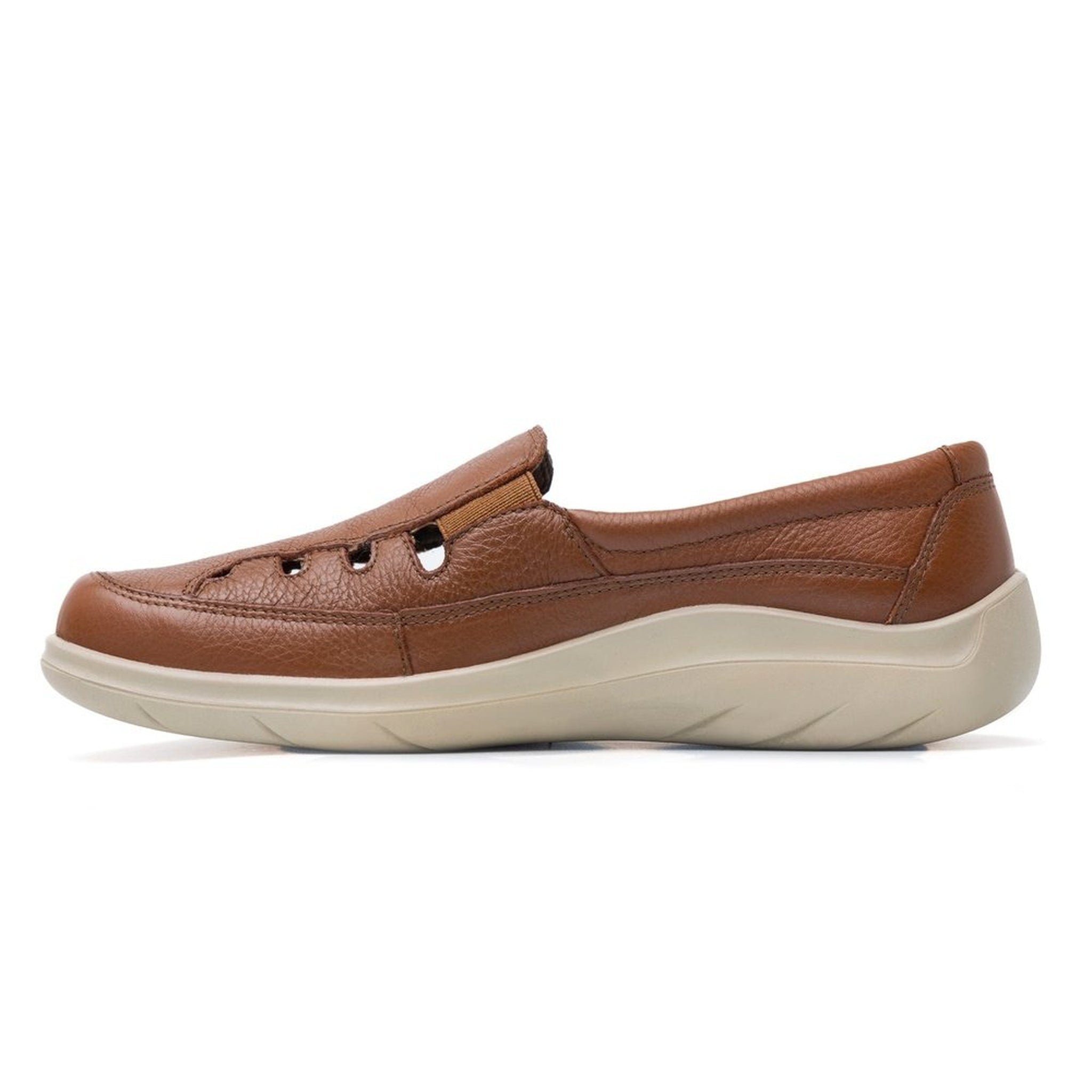 Mocasines Flexi Confort Para Mujer Suela Flexible 128701 Tan