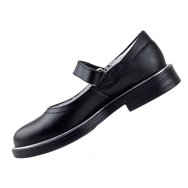 Zapato Escolar Para Niñas Comodos Chabelo Piel C156-A Negro