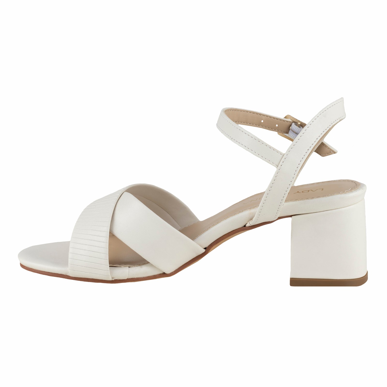 Sandalia De Tacón Para Dama Lady Paulina 21222 Latte