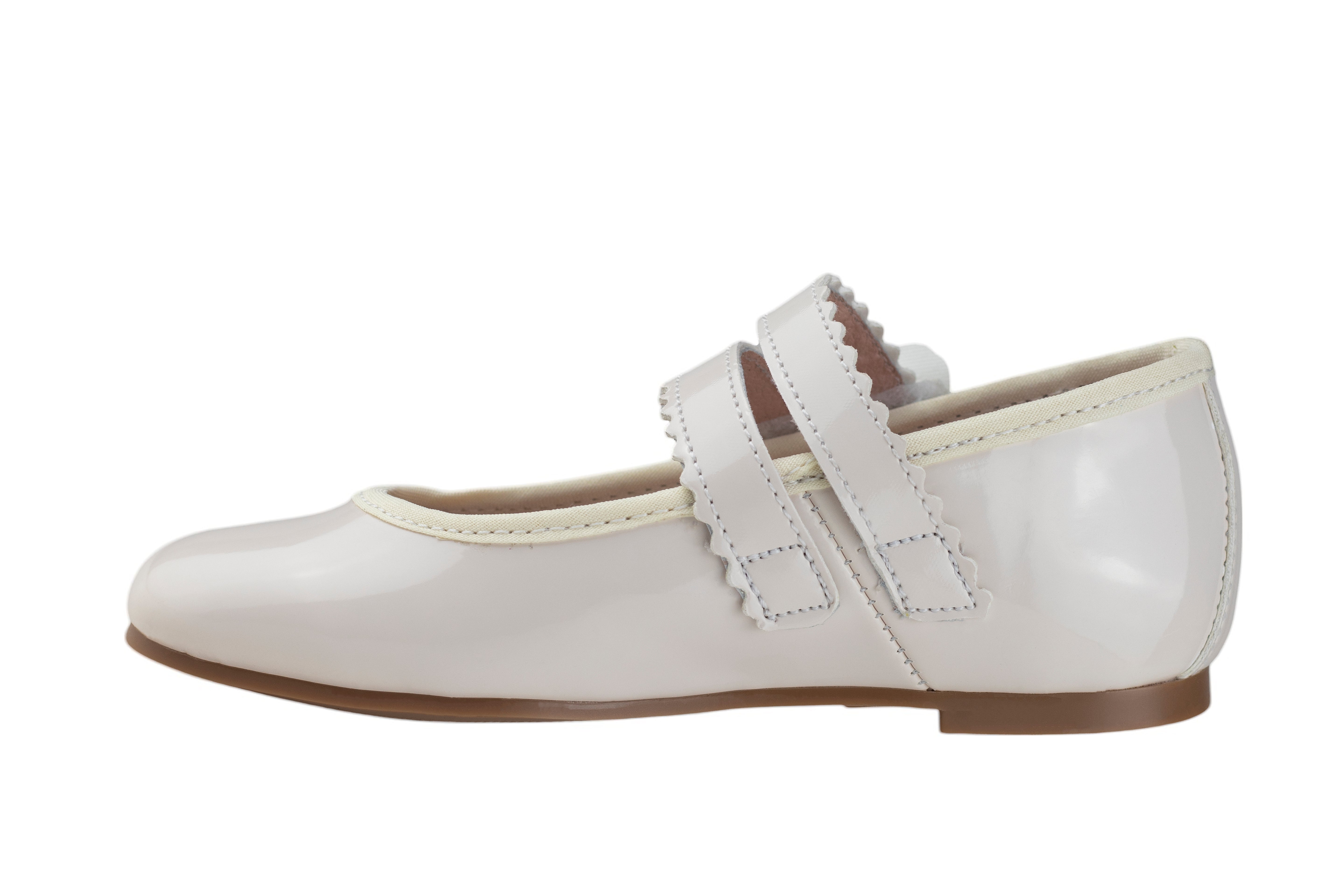 Ballerina Karsten Niña 35404-2A Charol Hueso 22-26