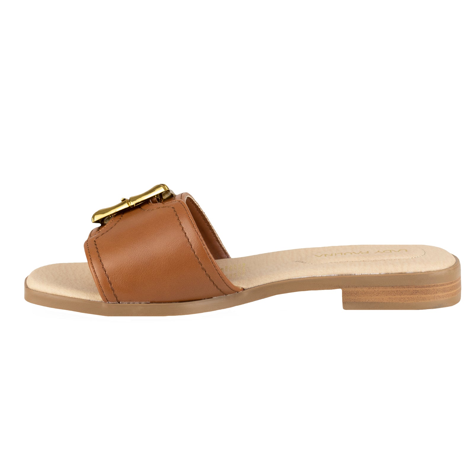 Sandalia Casual Para Dama Lady Pauilina 38402 Camel