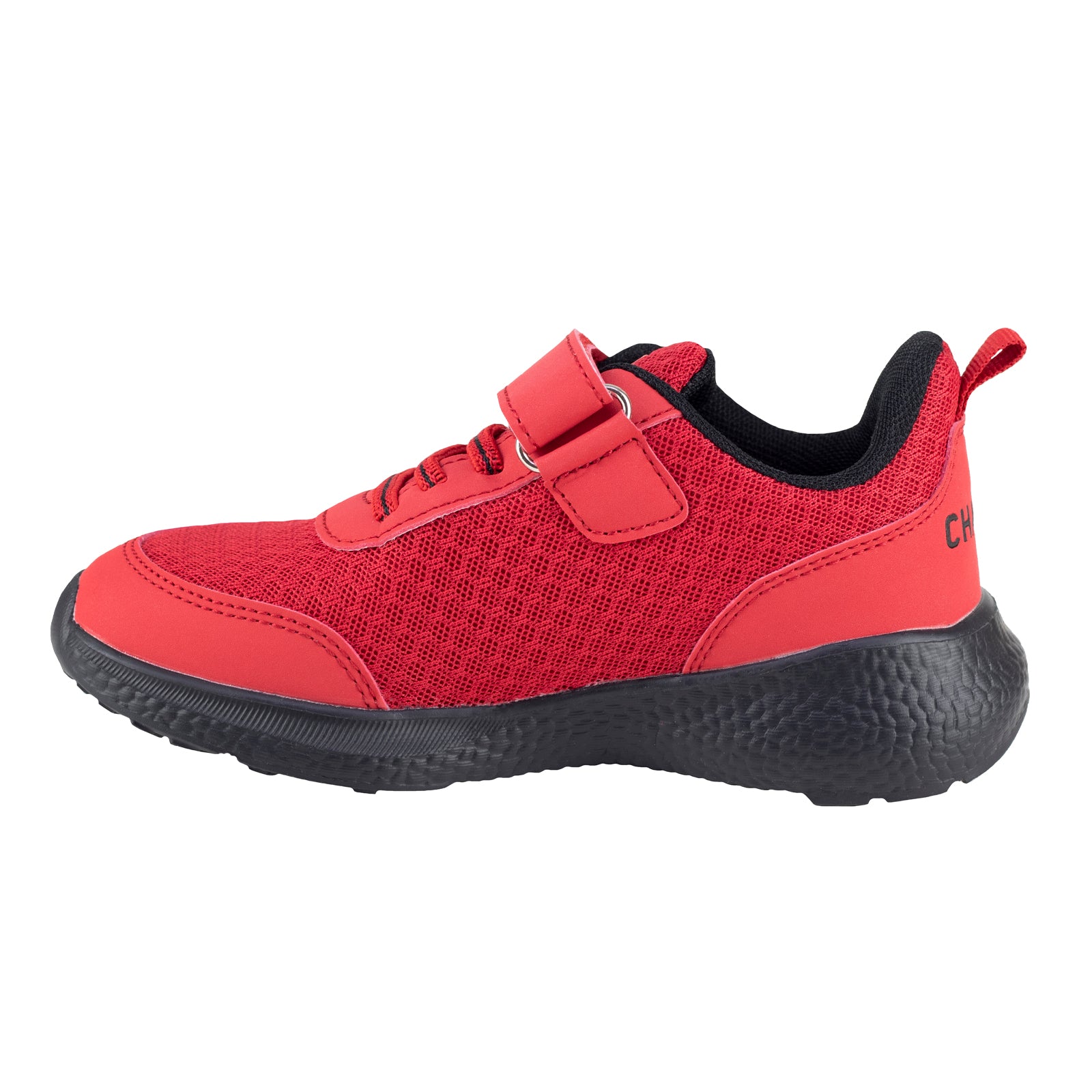 Tenis Running Para Niño Charly 1098767 Rojo Negro