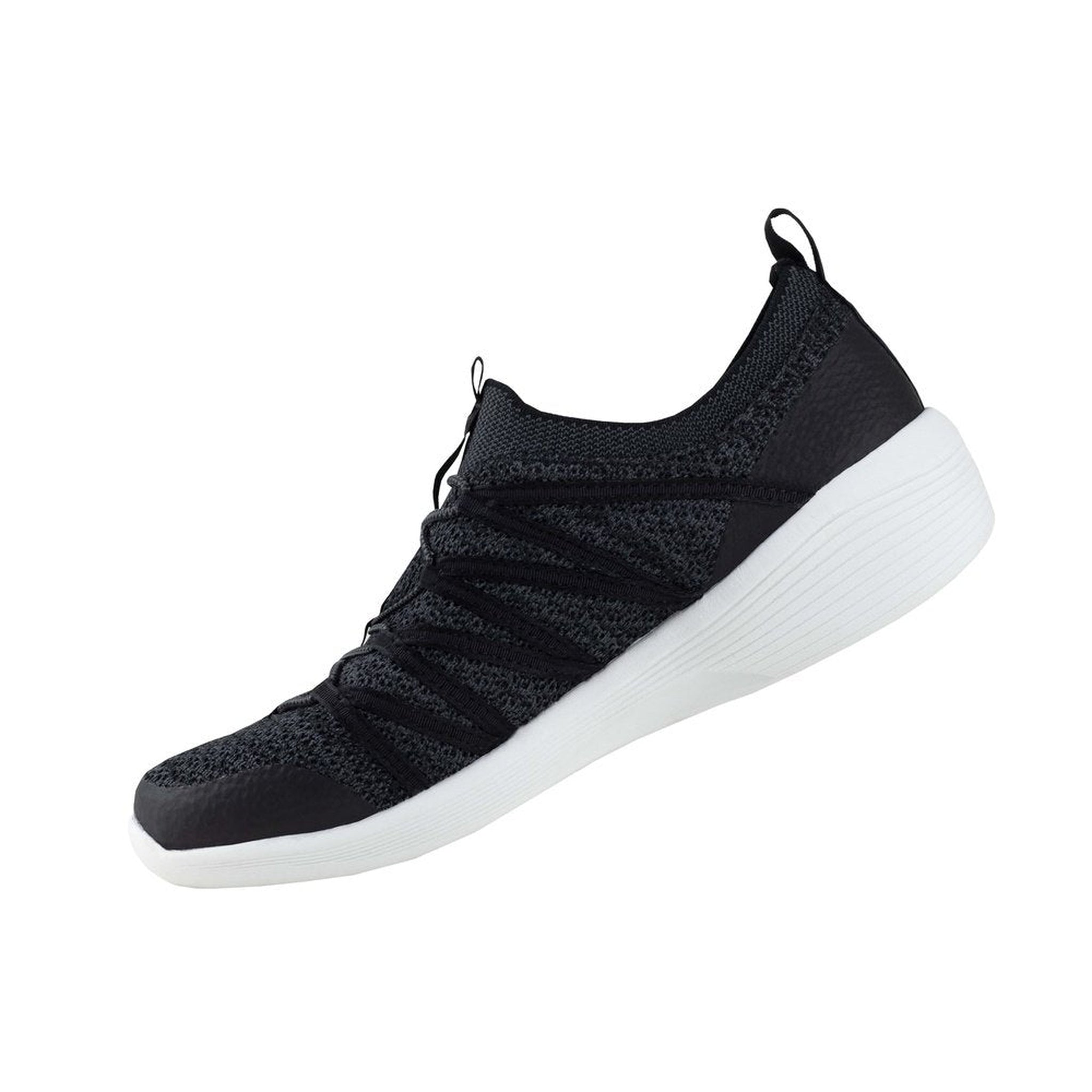 Tenis Skechers Slip On Trainers Dama 23757 Negro Blanco