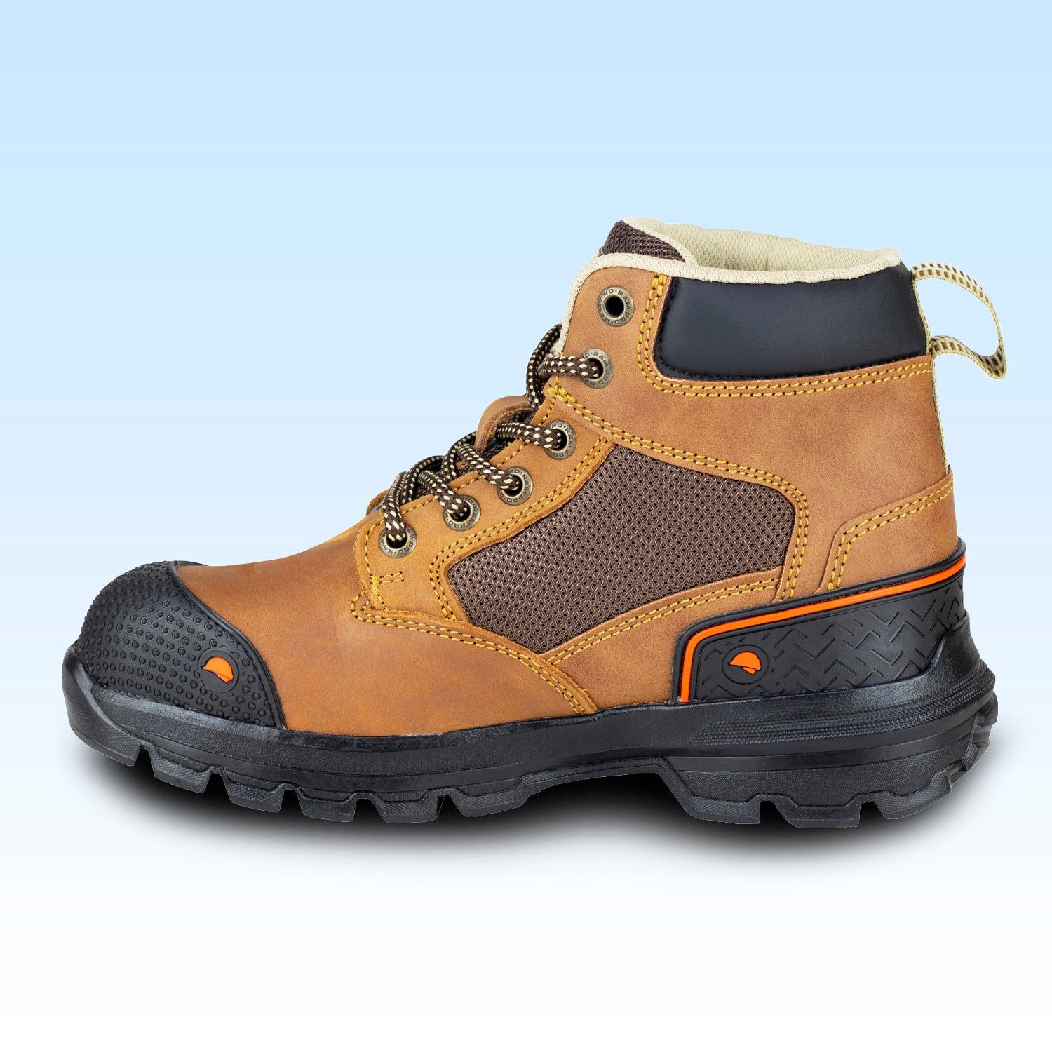 Bota de seguridad Casco Poliamida Para Caballero New Ran 9314 Avellana