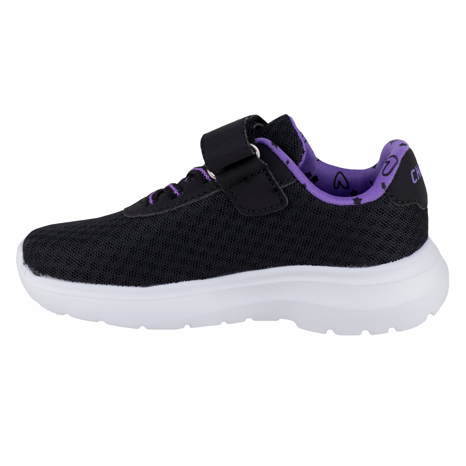 Tenis Urbanos Casual Running Para Niña Charly 1065380 Negro Morado