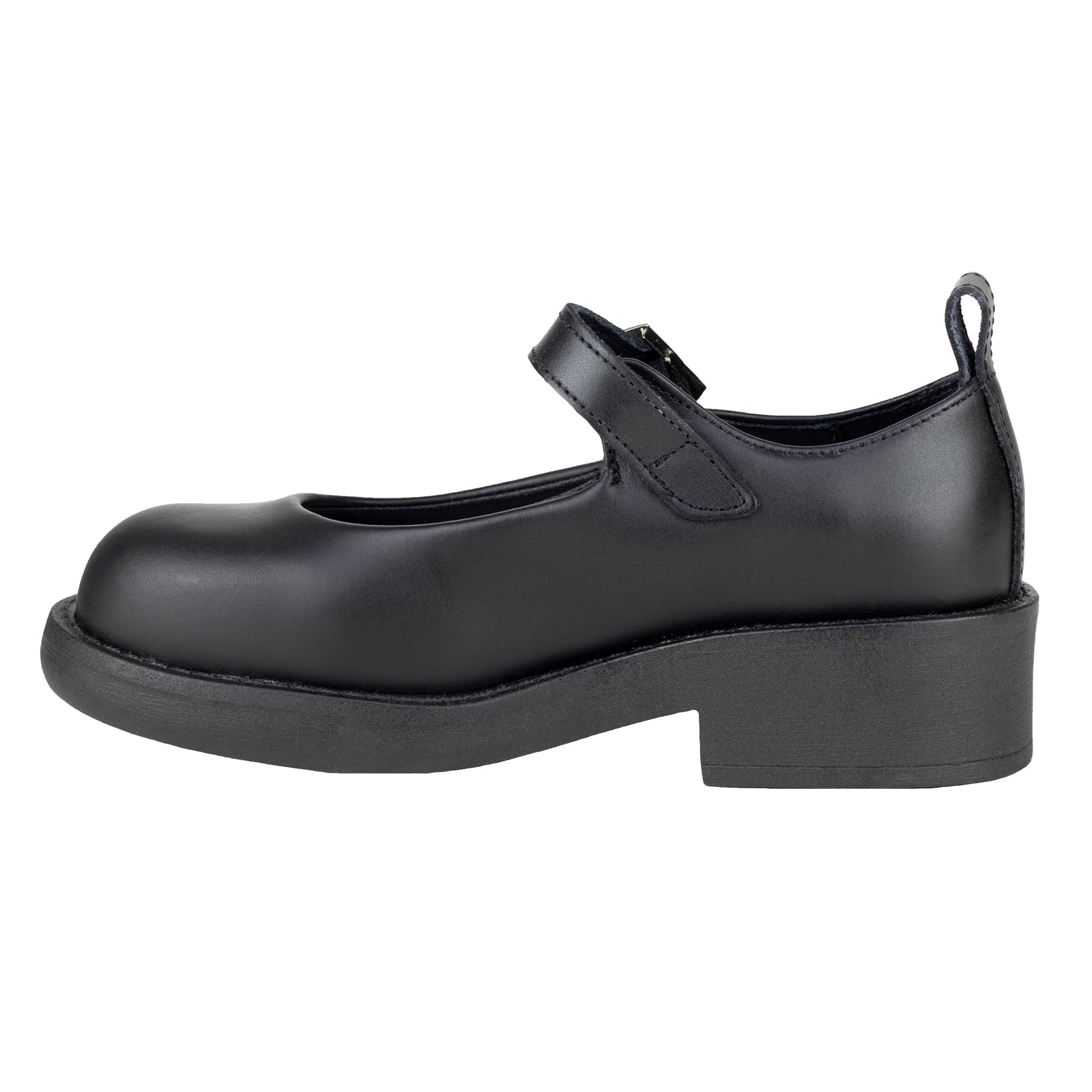 Zapato Escolar Con Tacón Para Niña Chabelo C1007-B Negro 22-26
