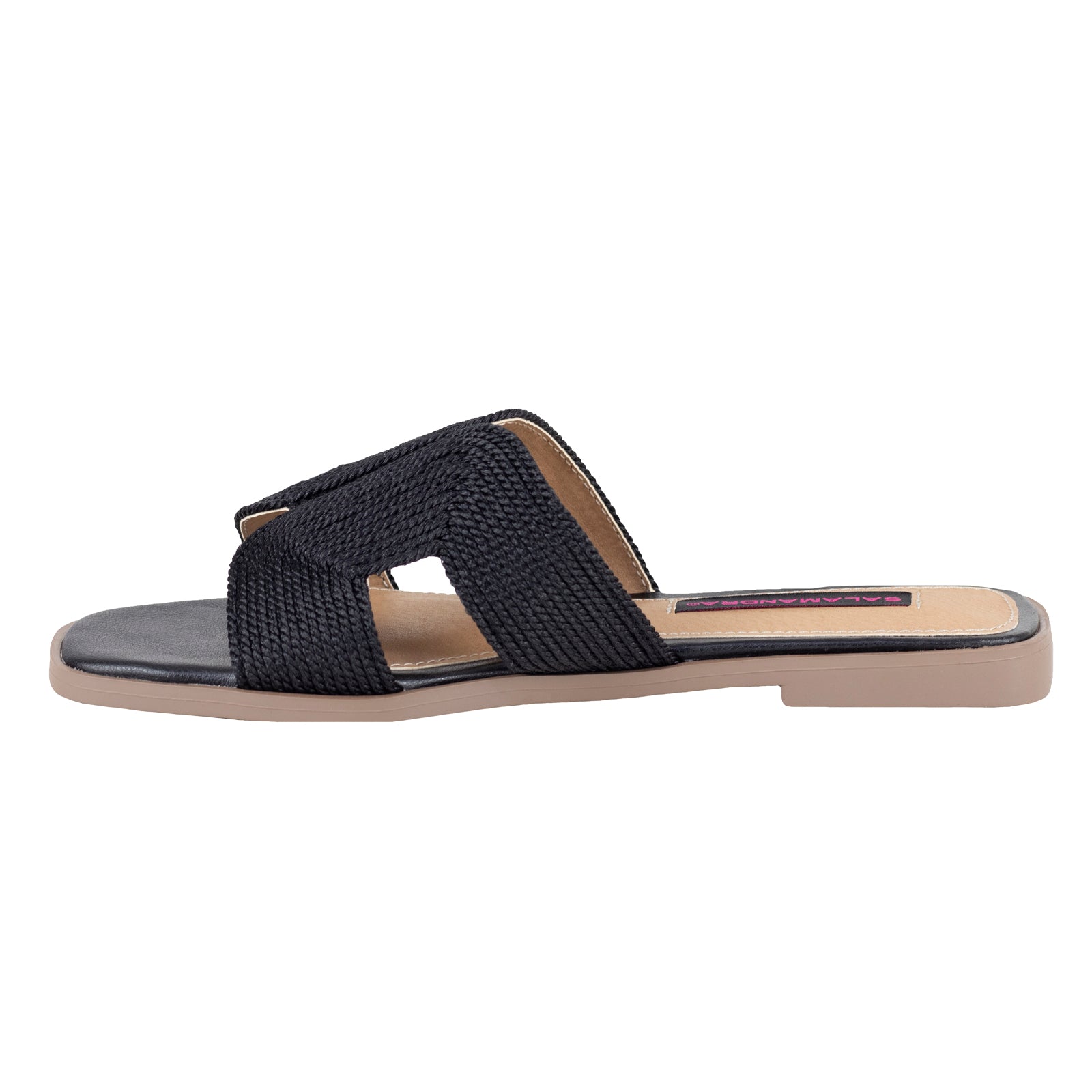 Sandalia Clásica Para Dama Salamandra 200-4062 Negro