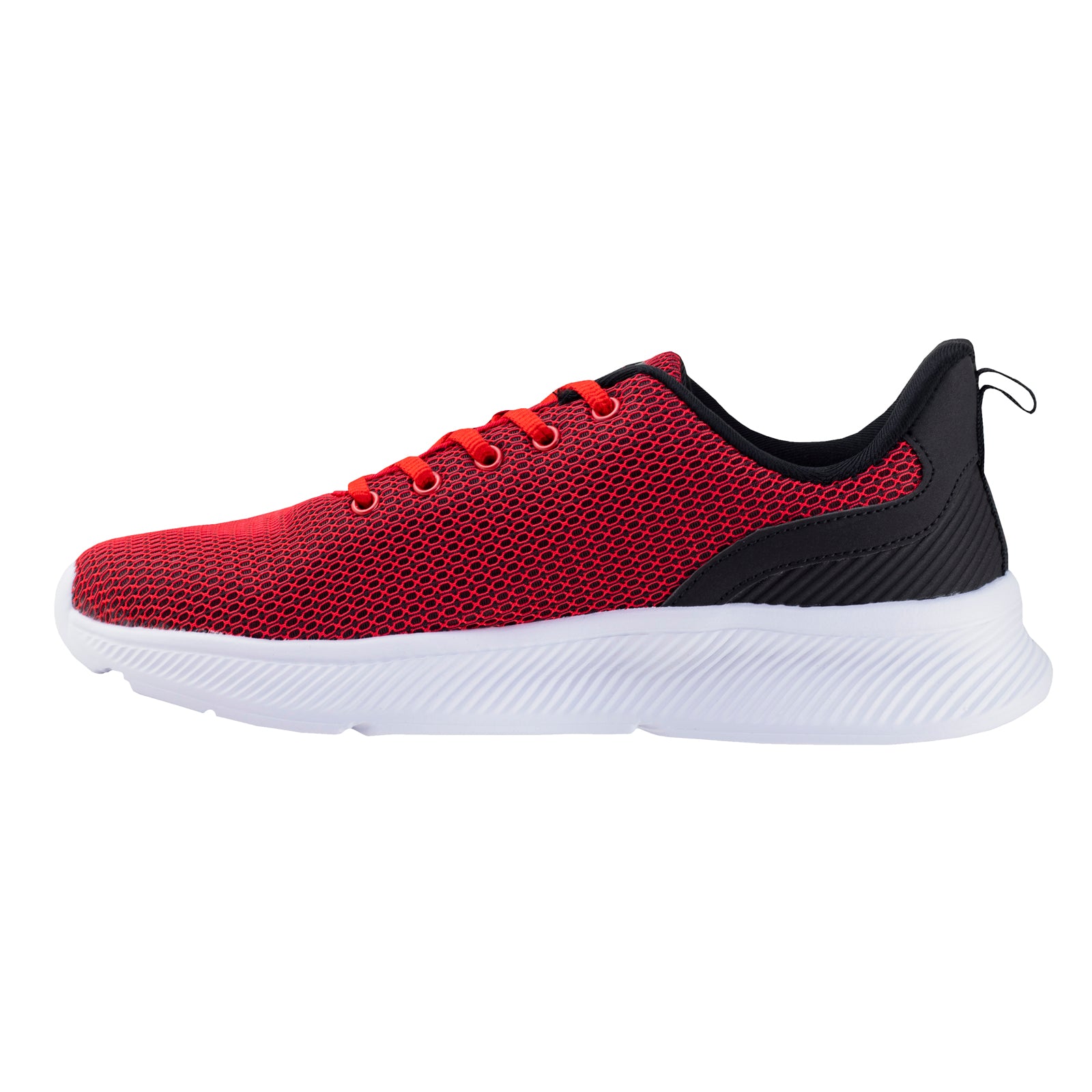 Tenis Running Para Caballero Charly 1086138 Rojo Negro
