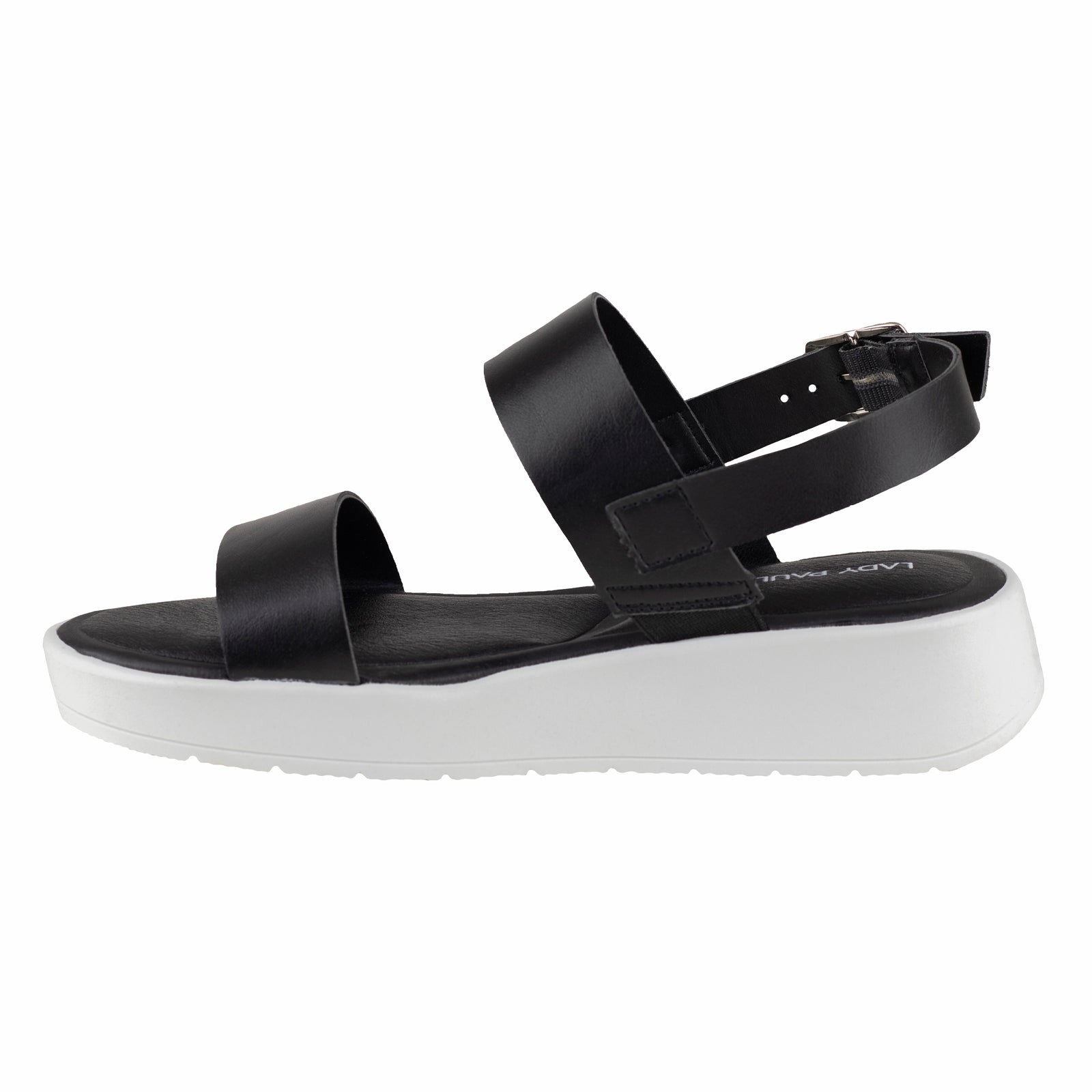 Sandalia Clásica Para Dama Lady Paulina 38101 Negro