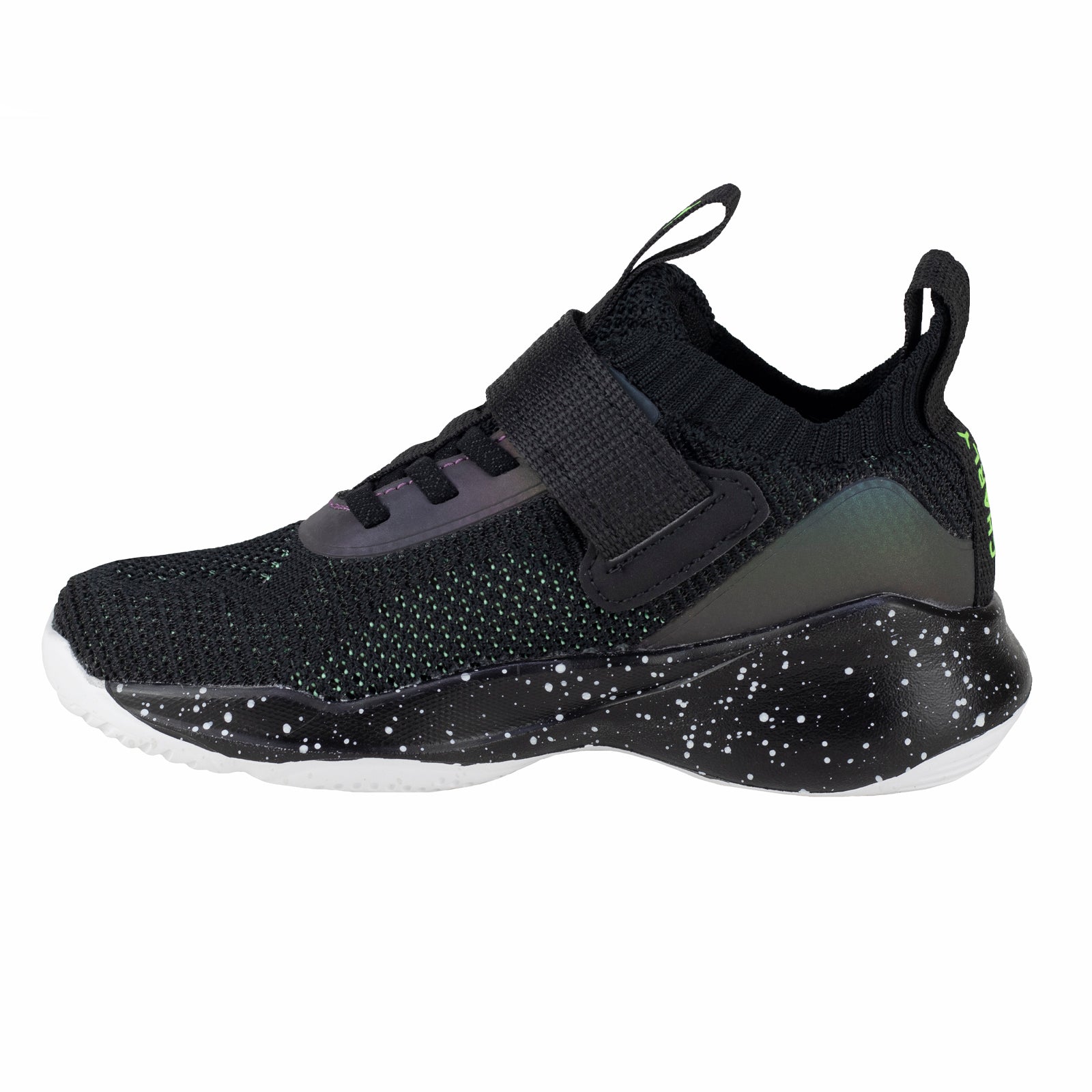 Tenis Deportivo Para Niño Charly Kids 1098353 Negro Limón