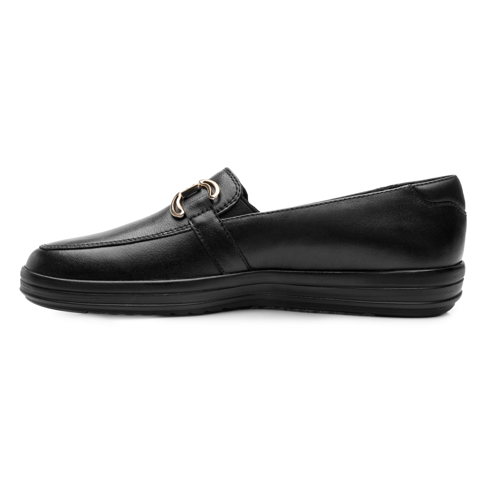 Zapato Mocasín Flexi Con Hebilla Para Dama 109411 Negro