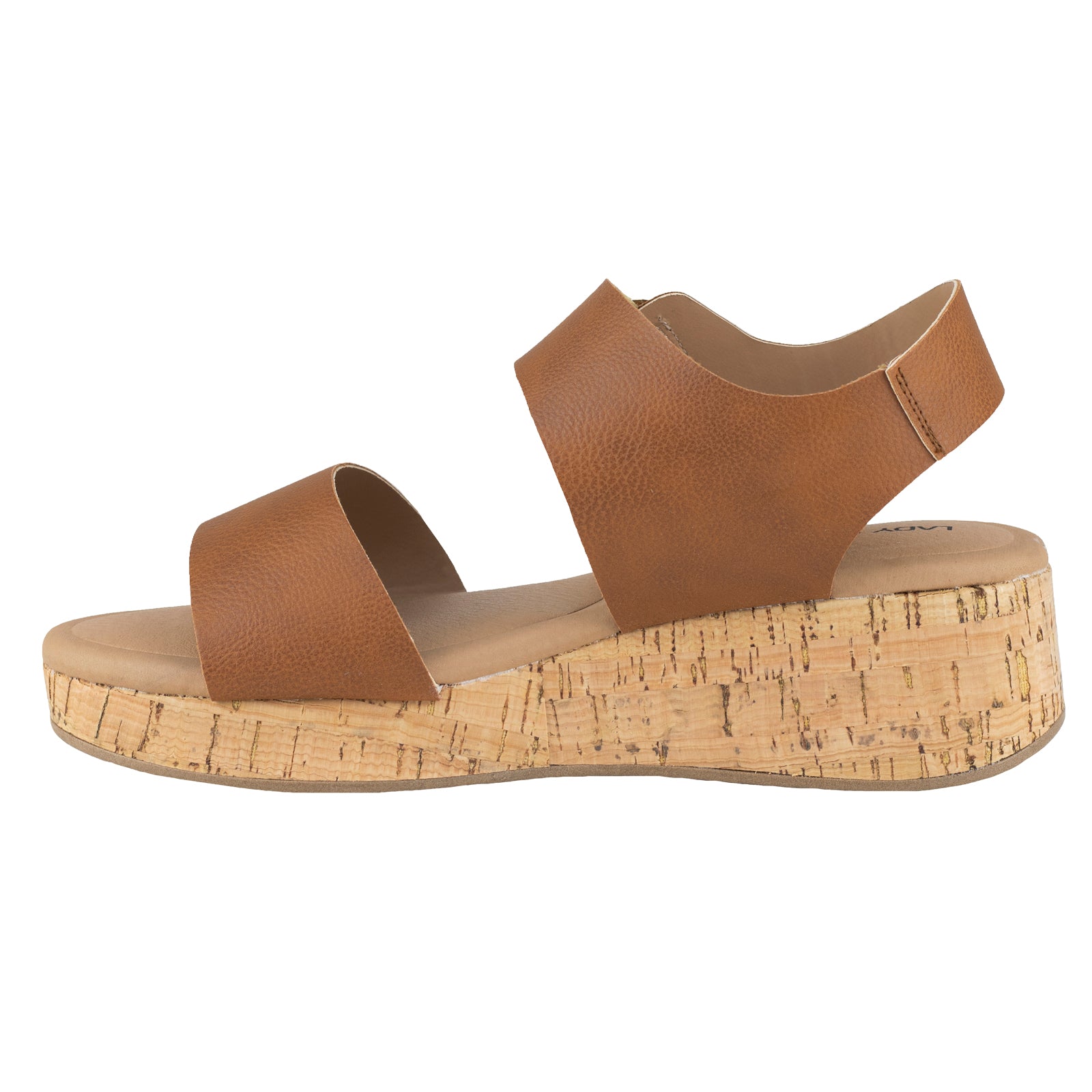 Sandalia Casual Para Dama Lady Paulina 38501 Canela