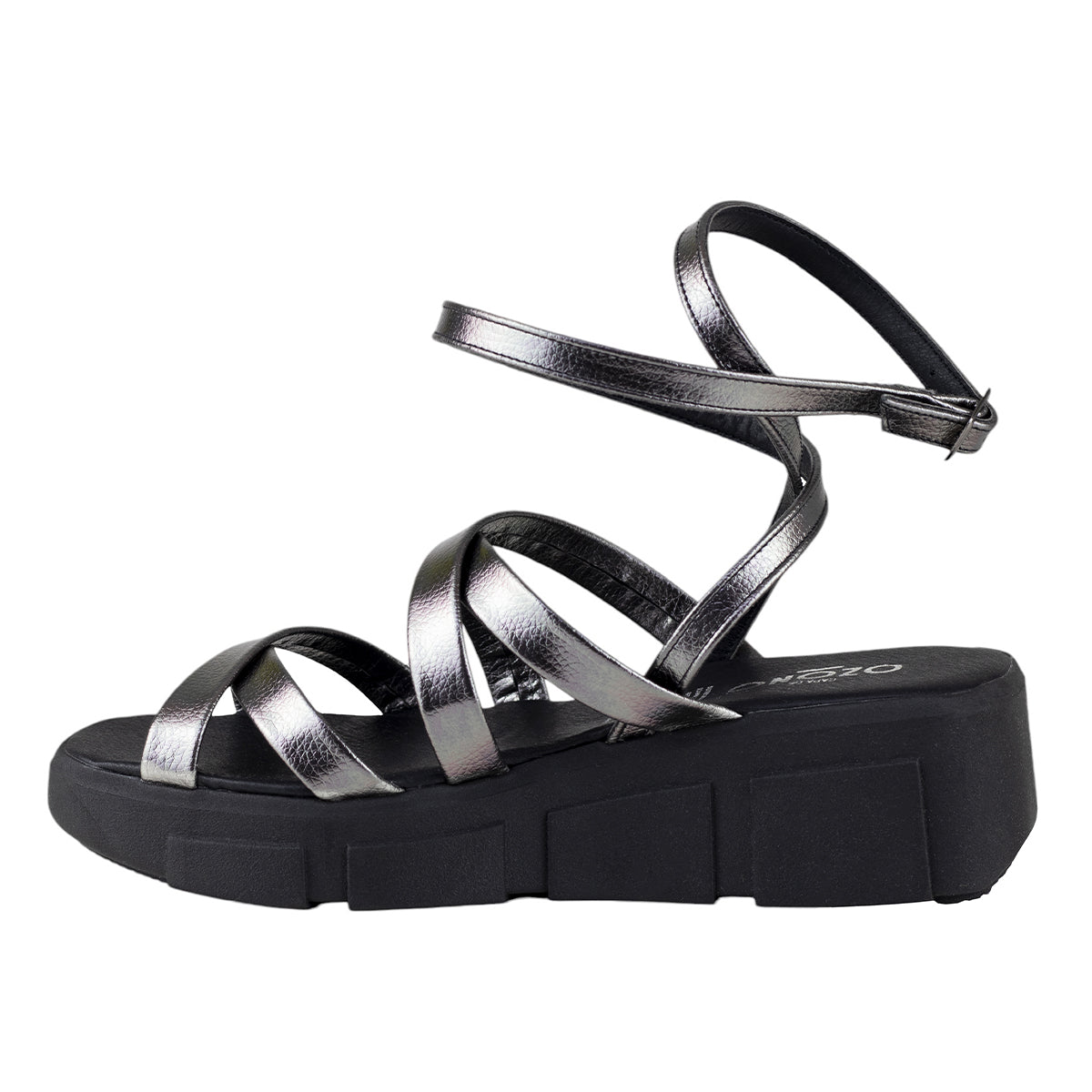 Sandalia Casual Dama Capa de Ozono 636205 Inox