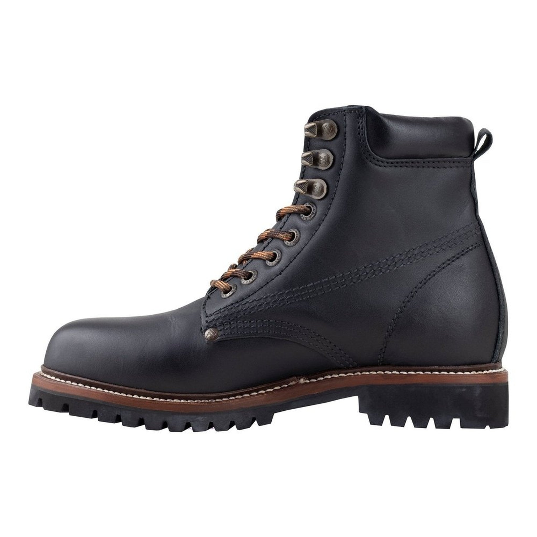 Botas Outdoor Hombre Siete Leguas 2413- C Negro Original