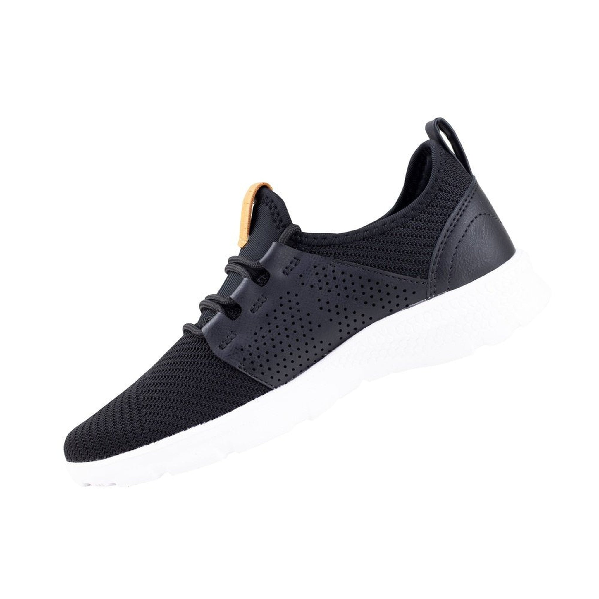 Tenis Charly Hazel Dama 1049966 Negro Blanco