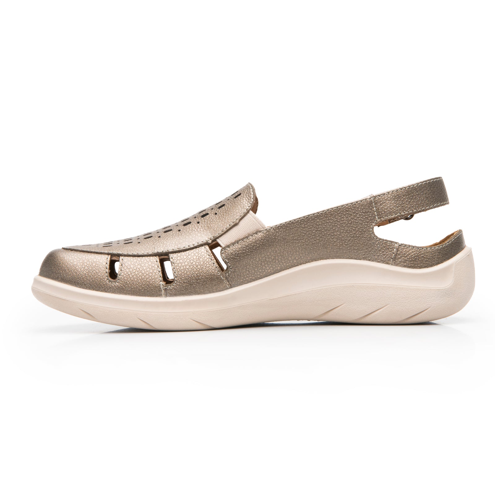 Sandalia Huarache Confort Casual Para Dama Flexi 128706 Antimonio