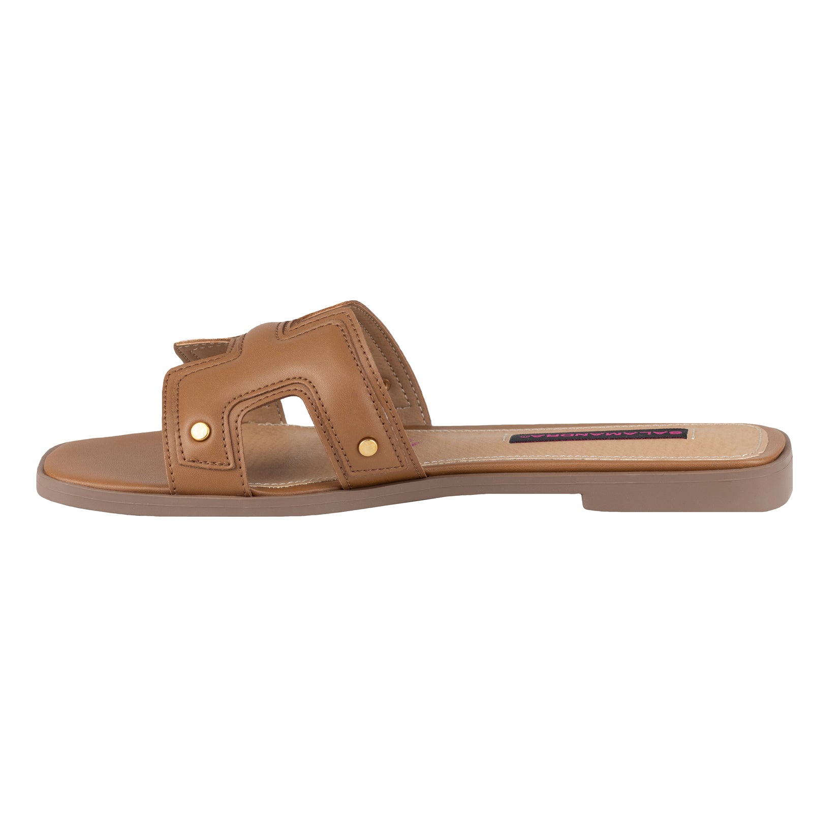 Sandalia Clásica Para Dama Salamandra 200-3956-H Camel