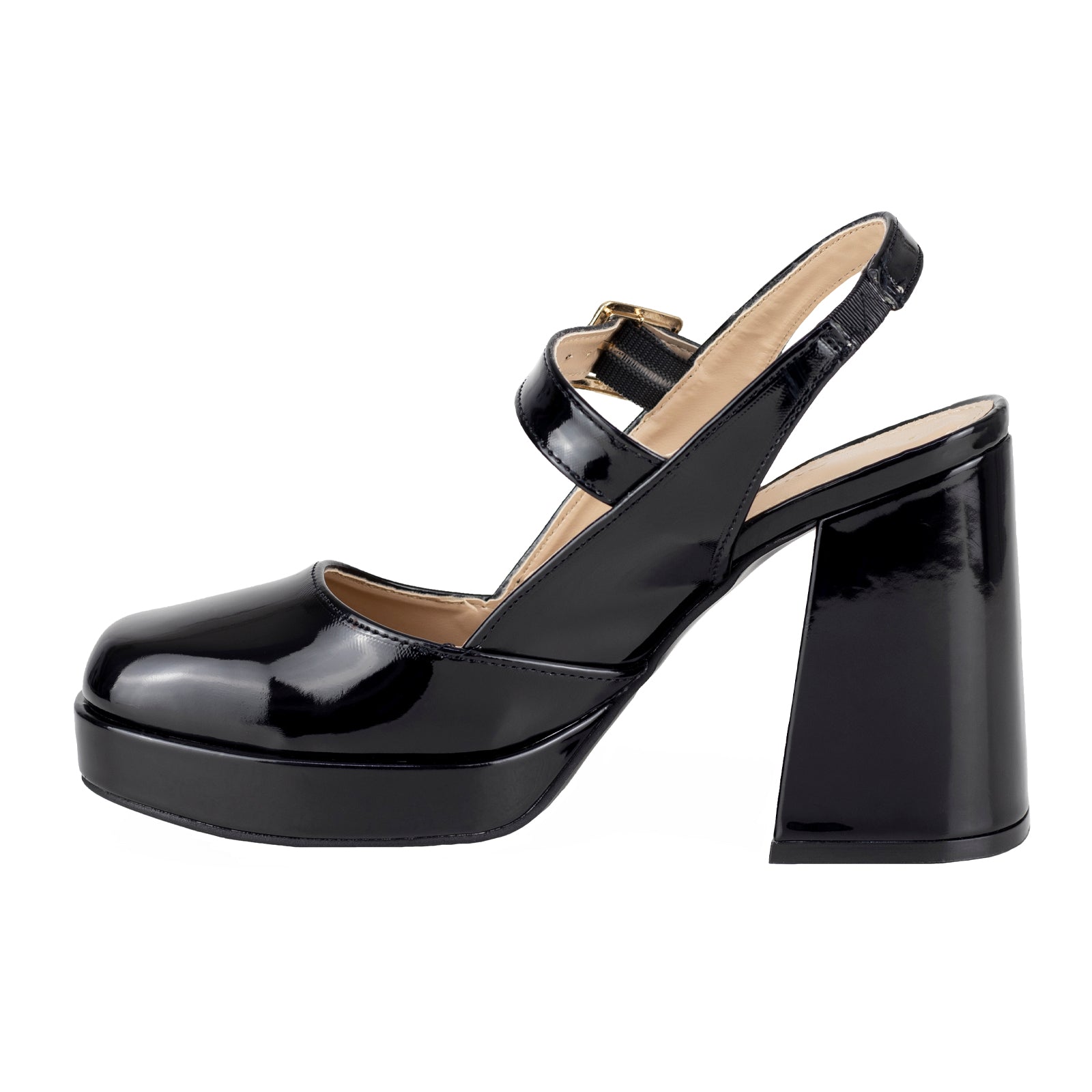 Zapatilla Elegante Para Dama Lady Paulina 29216 Charol Negro