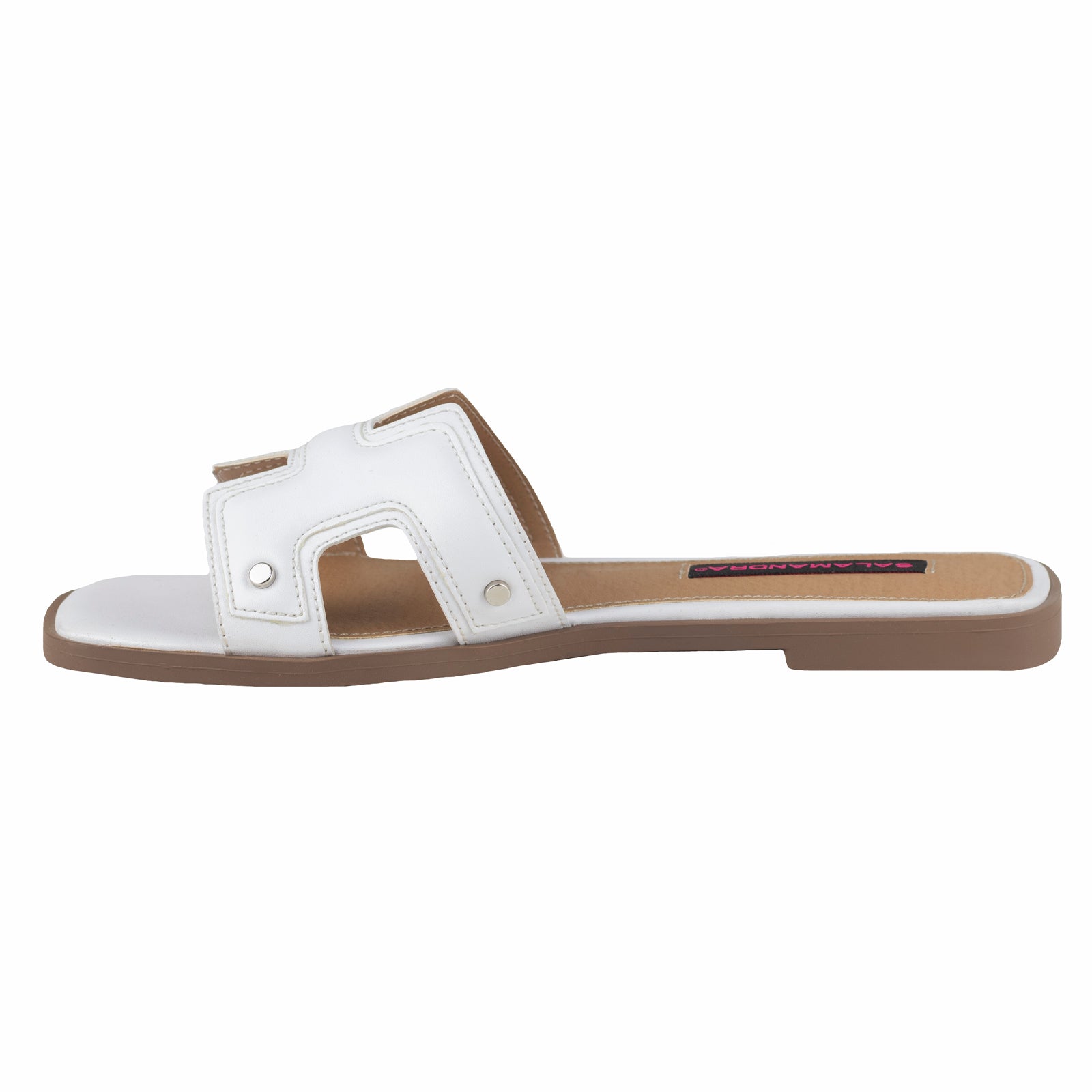 Sandalia Clásica Para Dama Salamandra 200-3956-I Blanco