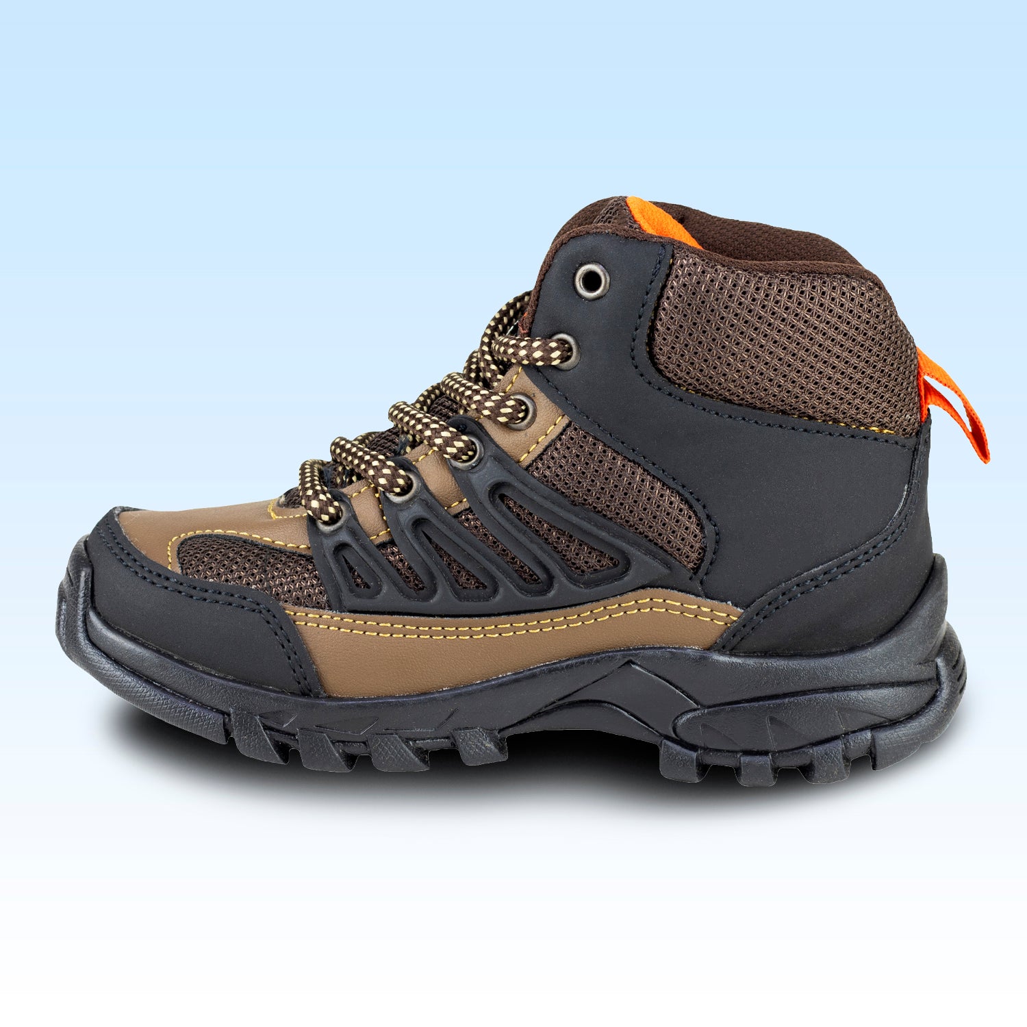 Bota Outdoor Confort Casual Para Niño New Ram Kids 546 Café