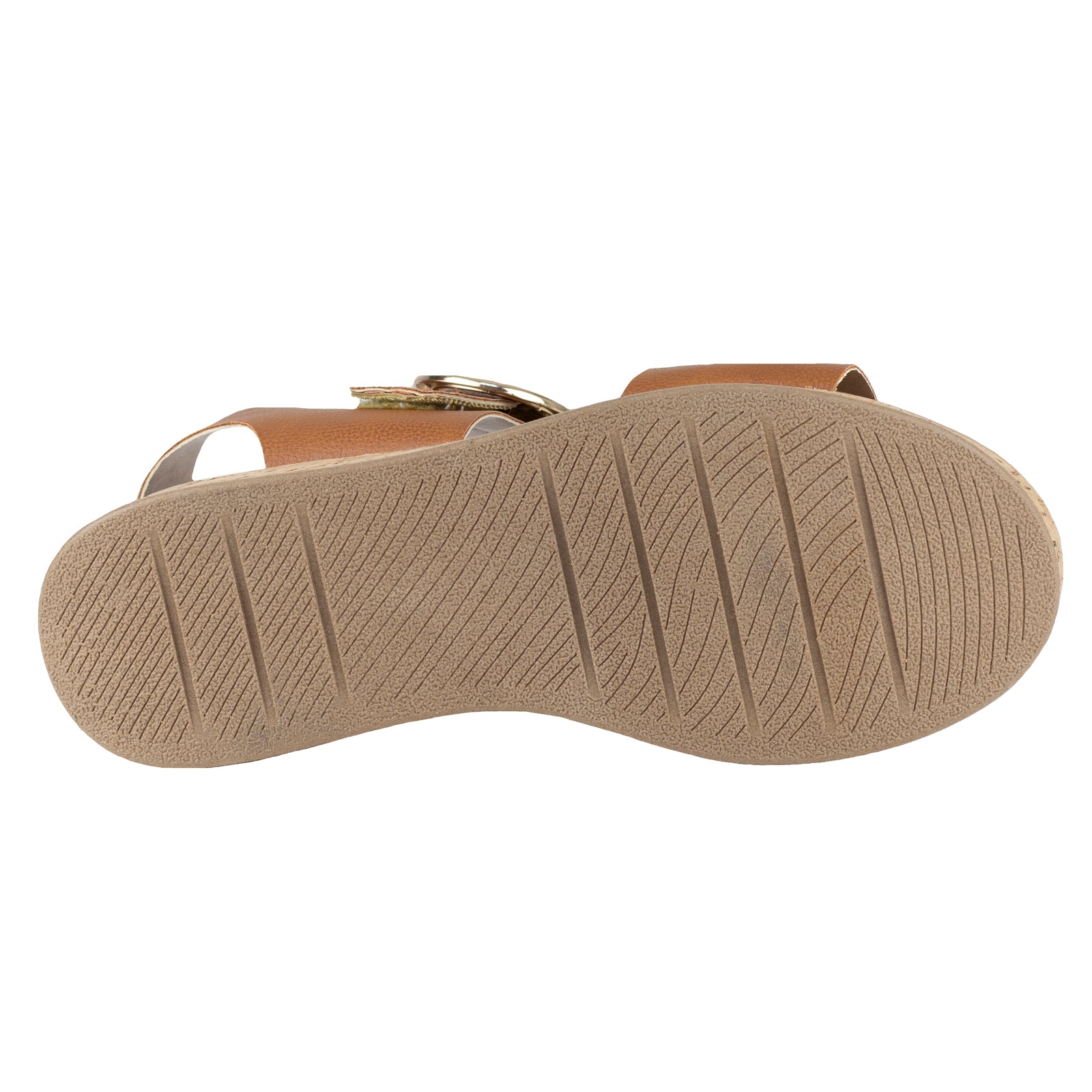 Sandalia Casual Para Dama Lady Paulina 38501 Canela