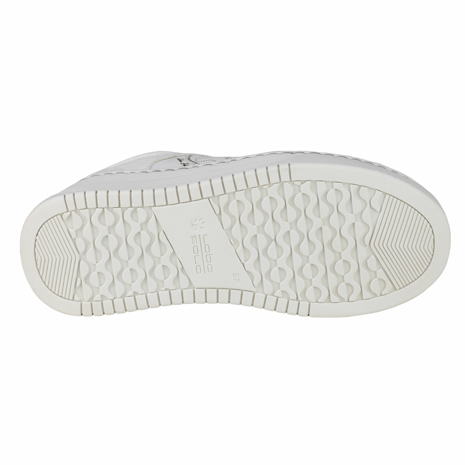 Tenis Tejidos Suela Gruesa Para Dama Lobo Solo 5762DA Blanco