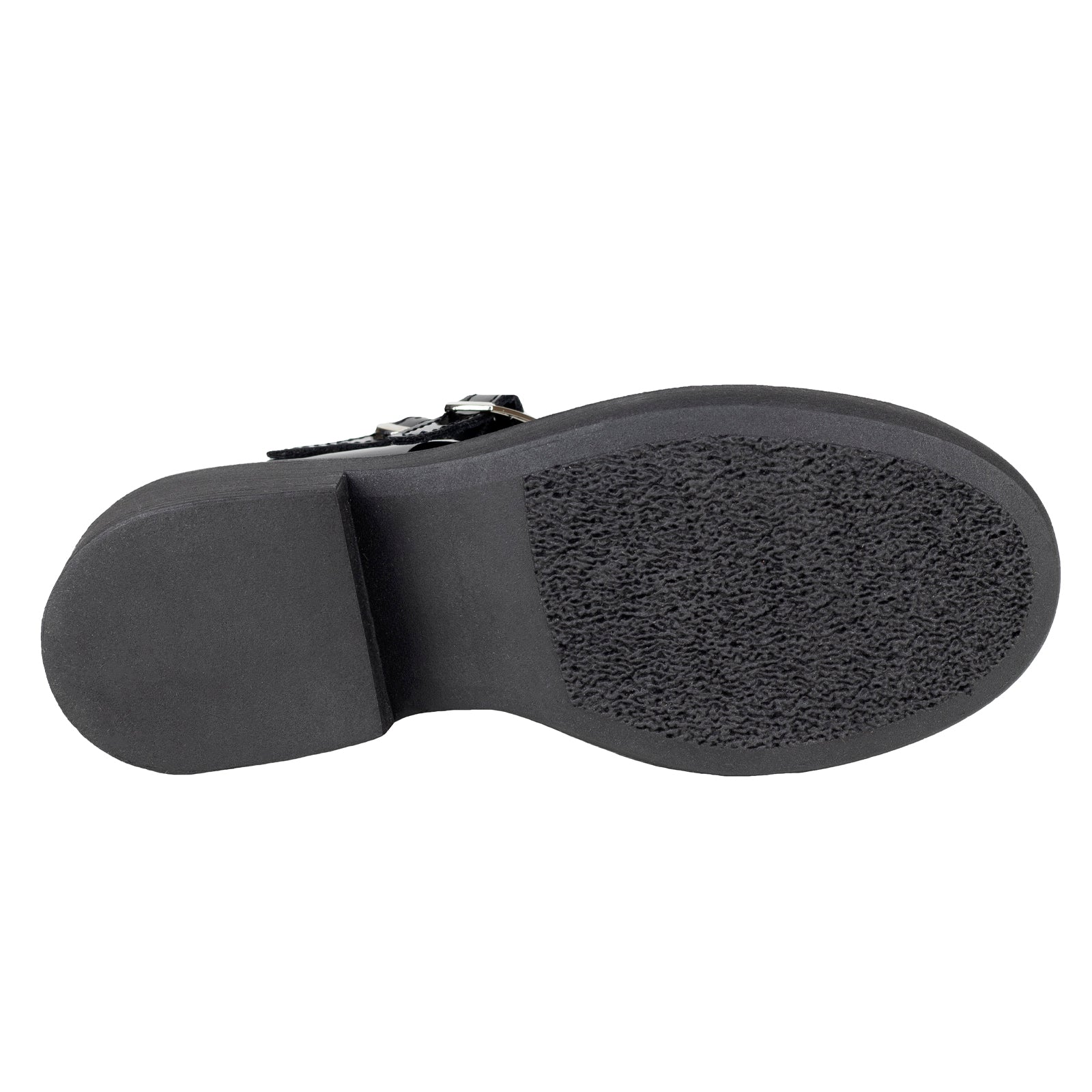 Zapato Doble Hebilla Escolar Para Niña Chabelo C237-A Charol Negro 22-26