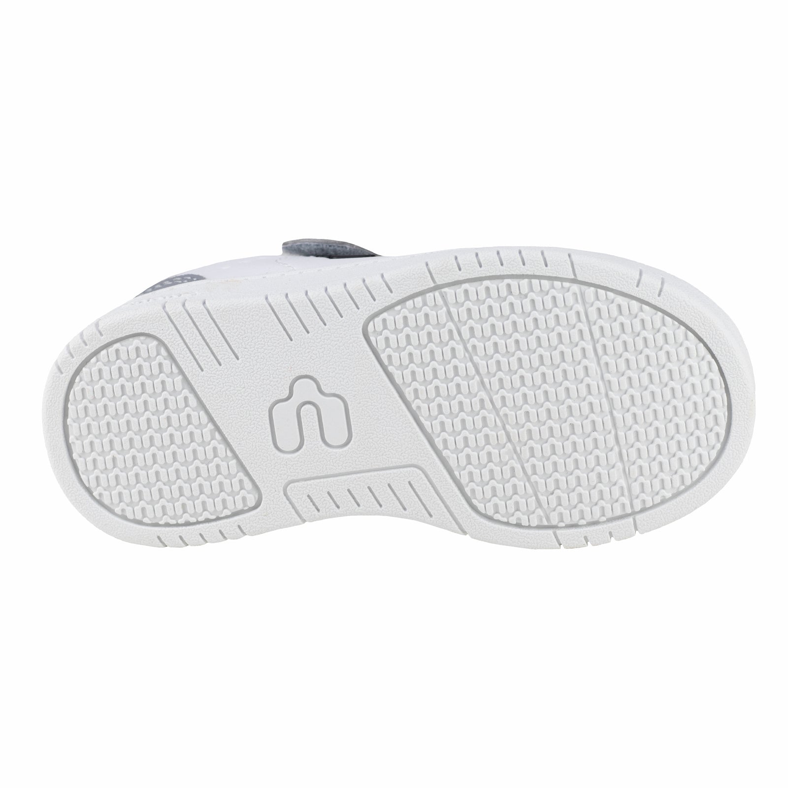 Tenis Choclo Casual Para niño Charly 1065383 Blanco Gris