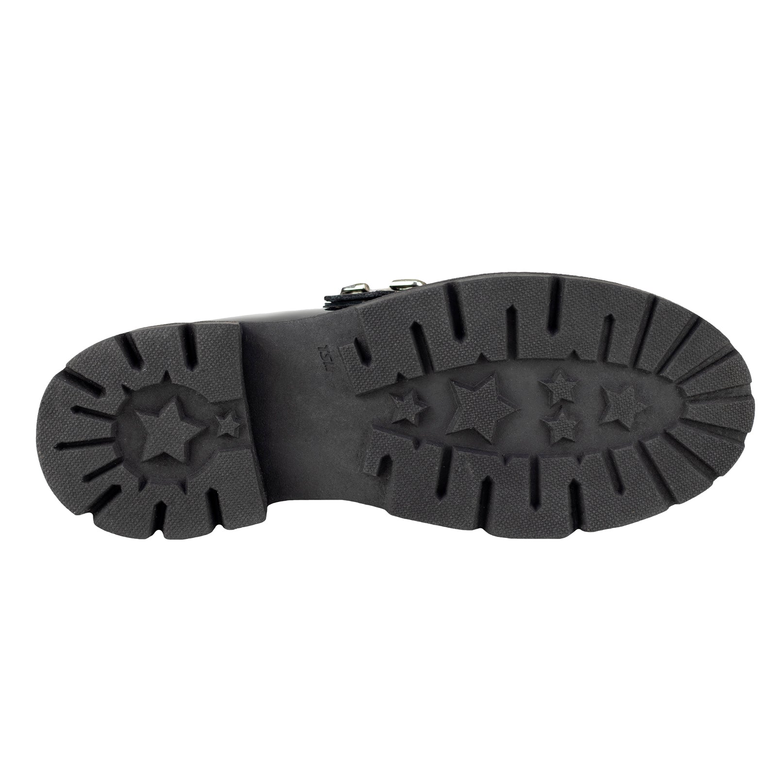 Zapato Escolar Tipo Chunky Para Niña Chabelo C200-B Charol Negro 22-26