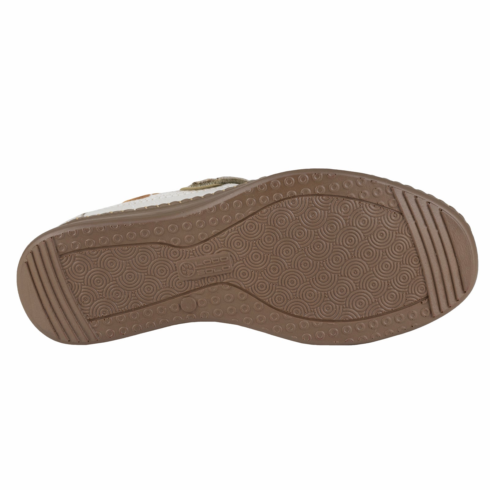 Sandalia Casual Para Dama Lobo Solo 4988 Marfil