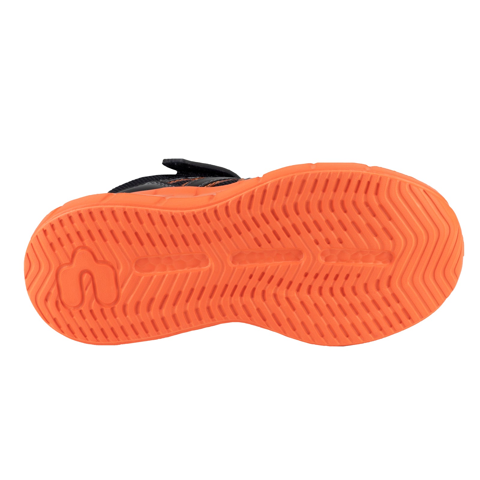 Tenis Con Luces Para Niño Charly 1098701 Negro Naranja