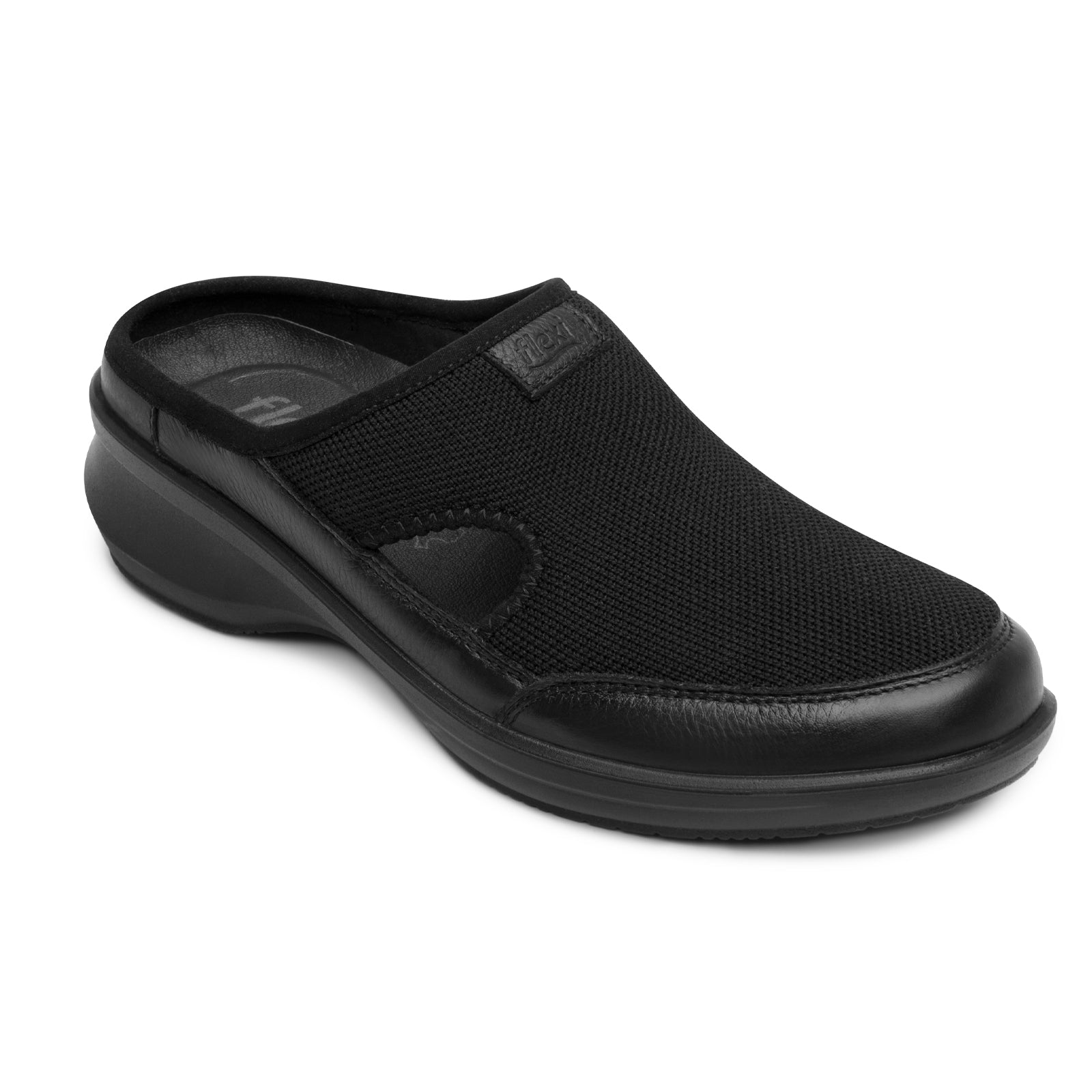 Mule Confort Para Dama Flexi Fenji 134801 Negro