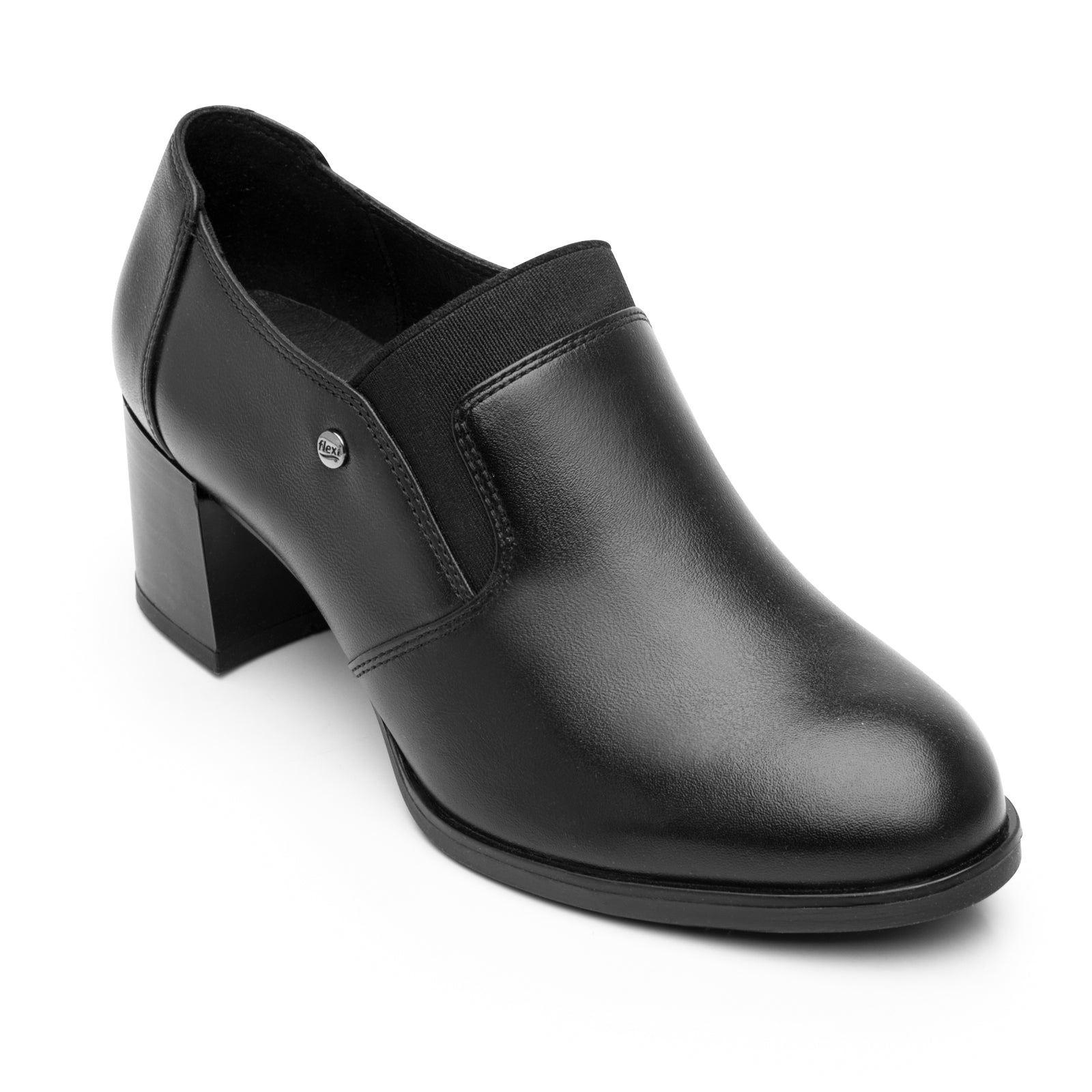 Zapato de Tacón Confort Casual Para Dama 137302 Negro – Roma