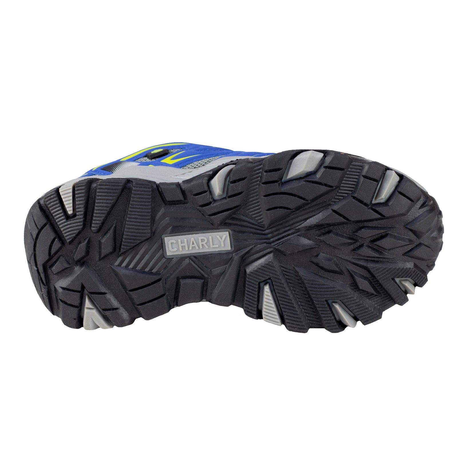 Tenis Running Para Niño Charly Kids 1070019 Gris Azul