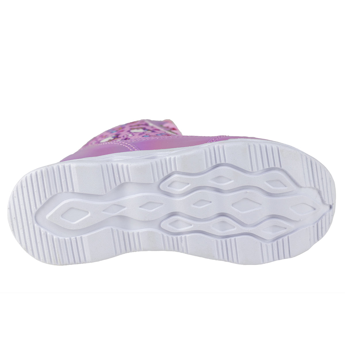 Tenis Bota Con Luces Niña Kids Shoes 300-1 Lila Unicornio