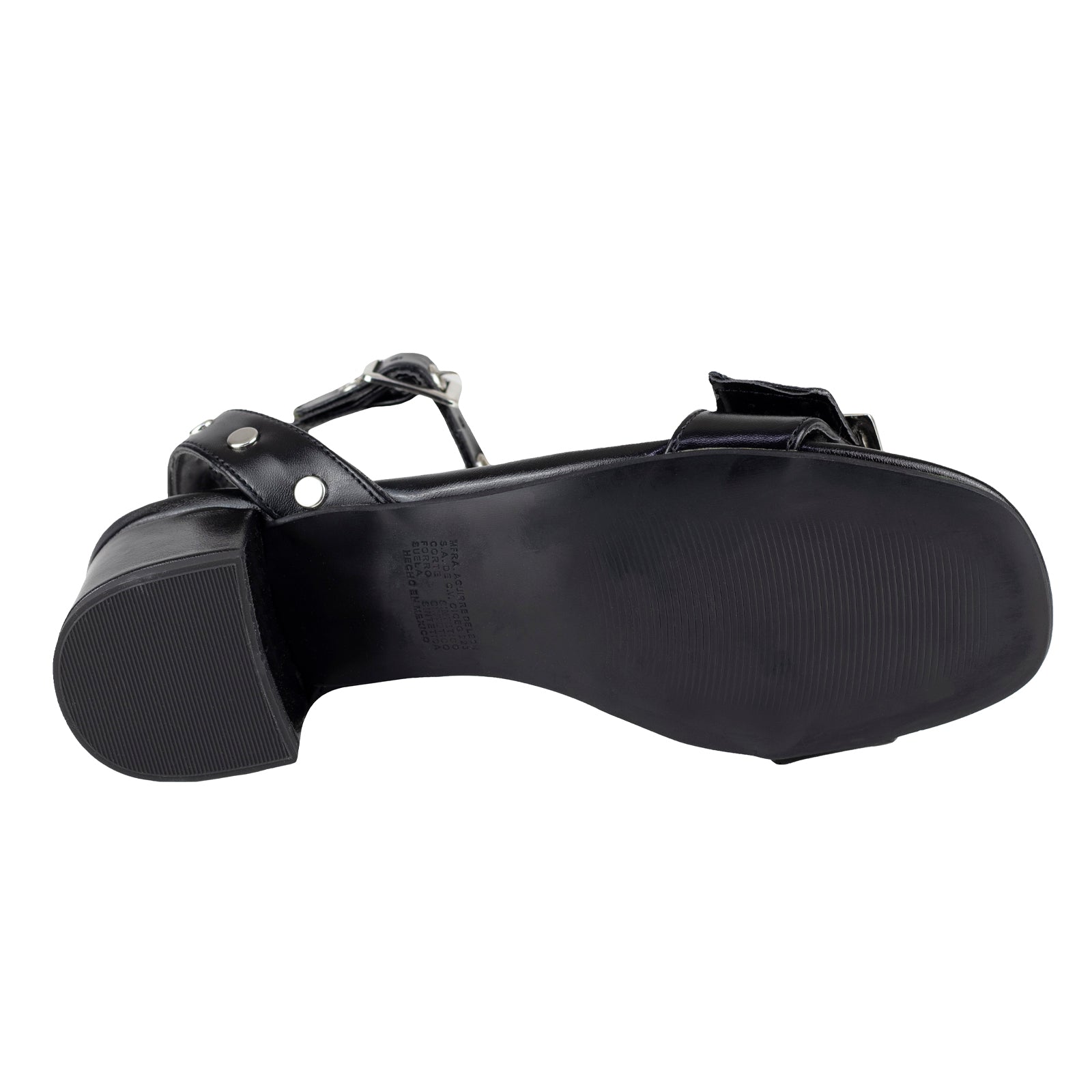 Sandalia De Tacón Para Dama Lady Paulina 38603 Negro